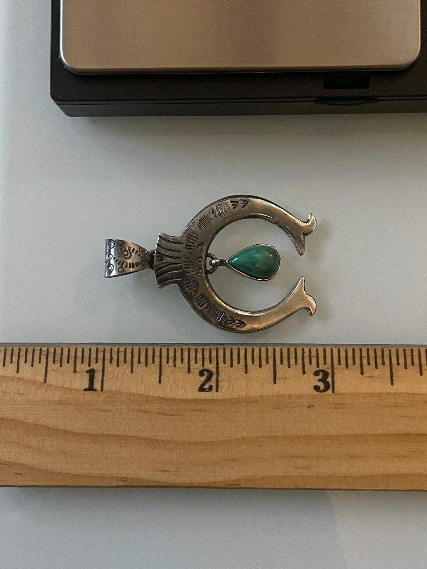 Turquoise Naja Pendant | 925 Sterling Silver E522
