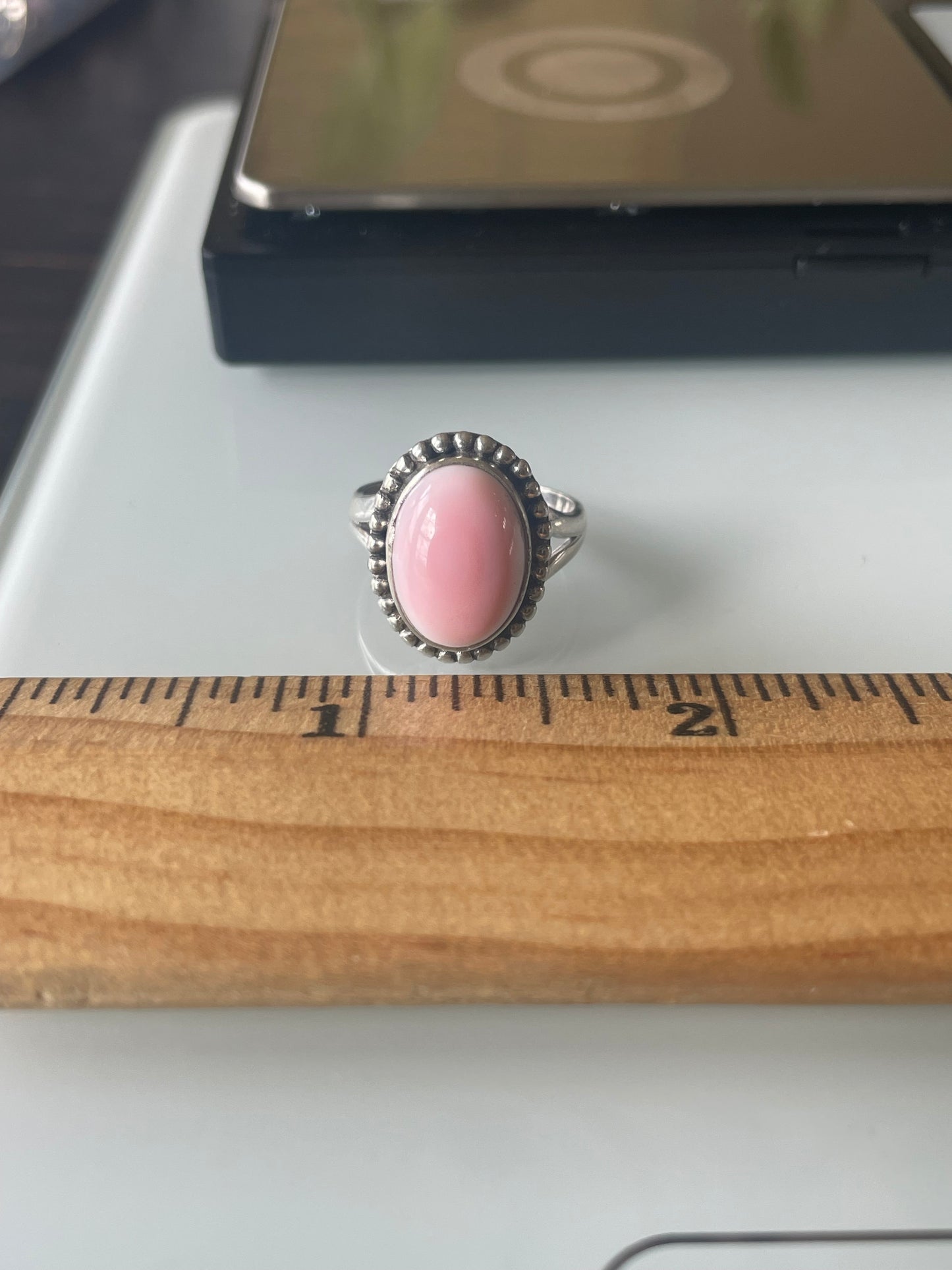 Pink Conch Ring Size 6.75 | 925 Sterling Silver G121