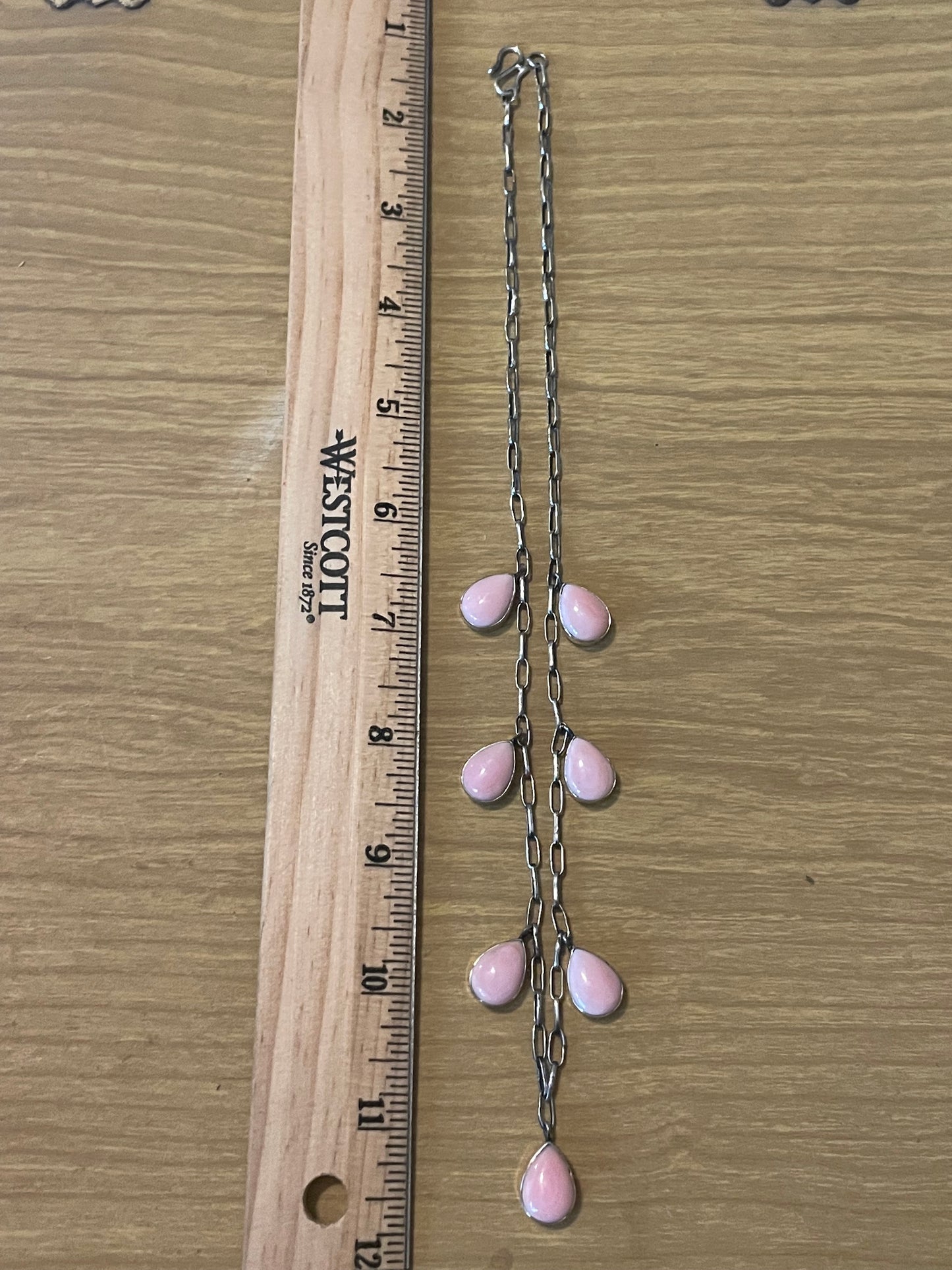 Pink Conch Necklace | 925 Sterling Silver E983