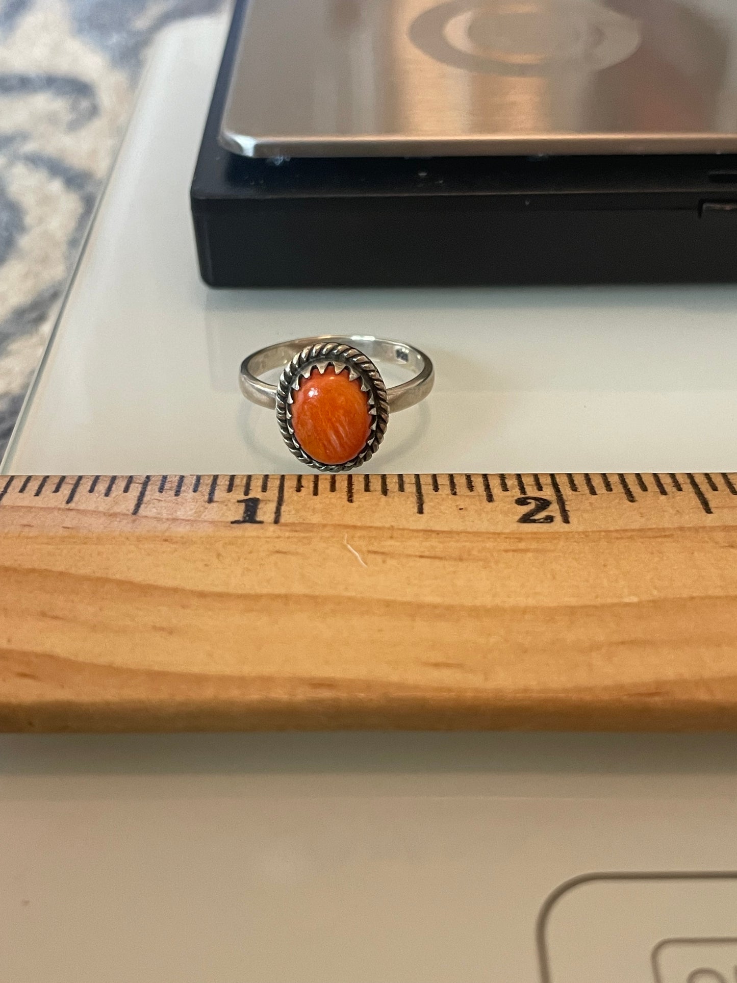 Spiny Oyster Ring Size 8 | 925 Sterling Silver G230