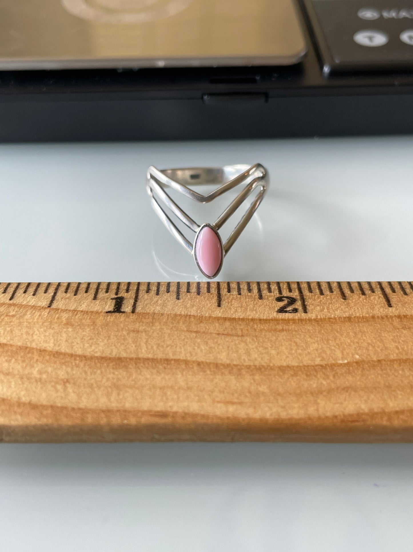 Pink Conch Ring Size 10.5 | 925 Sterling Silver G139