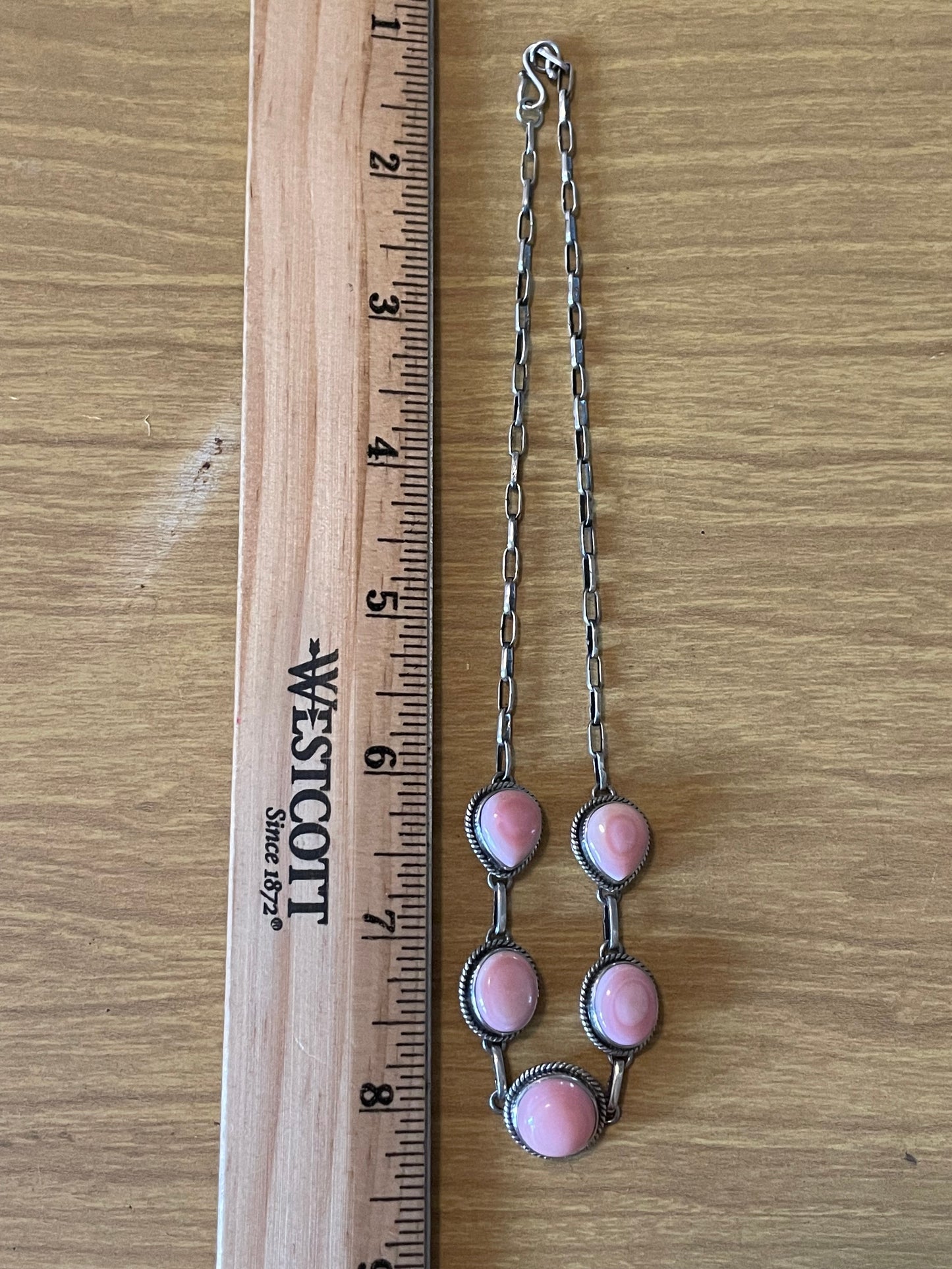 Pink Conch Necklace | 925 Sterling Silver E976