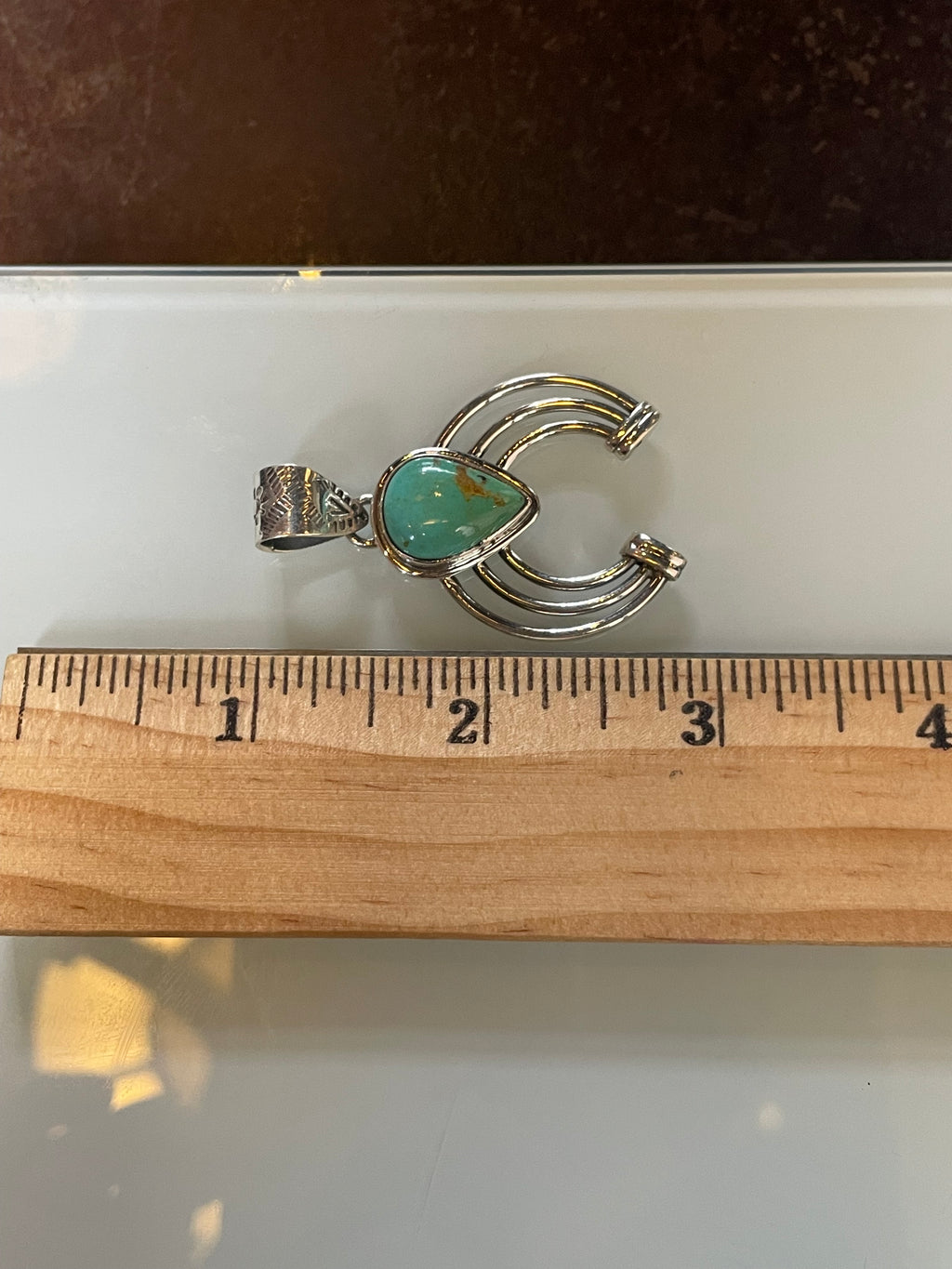 Turquoise Naja Pendant | Sterling Silver 925 C658