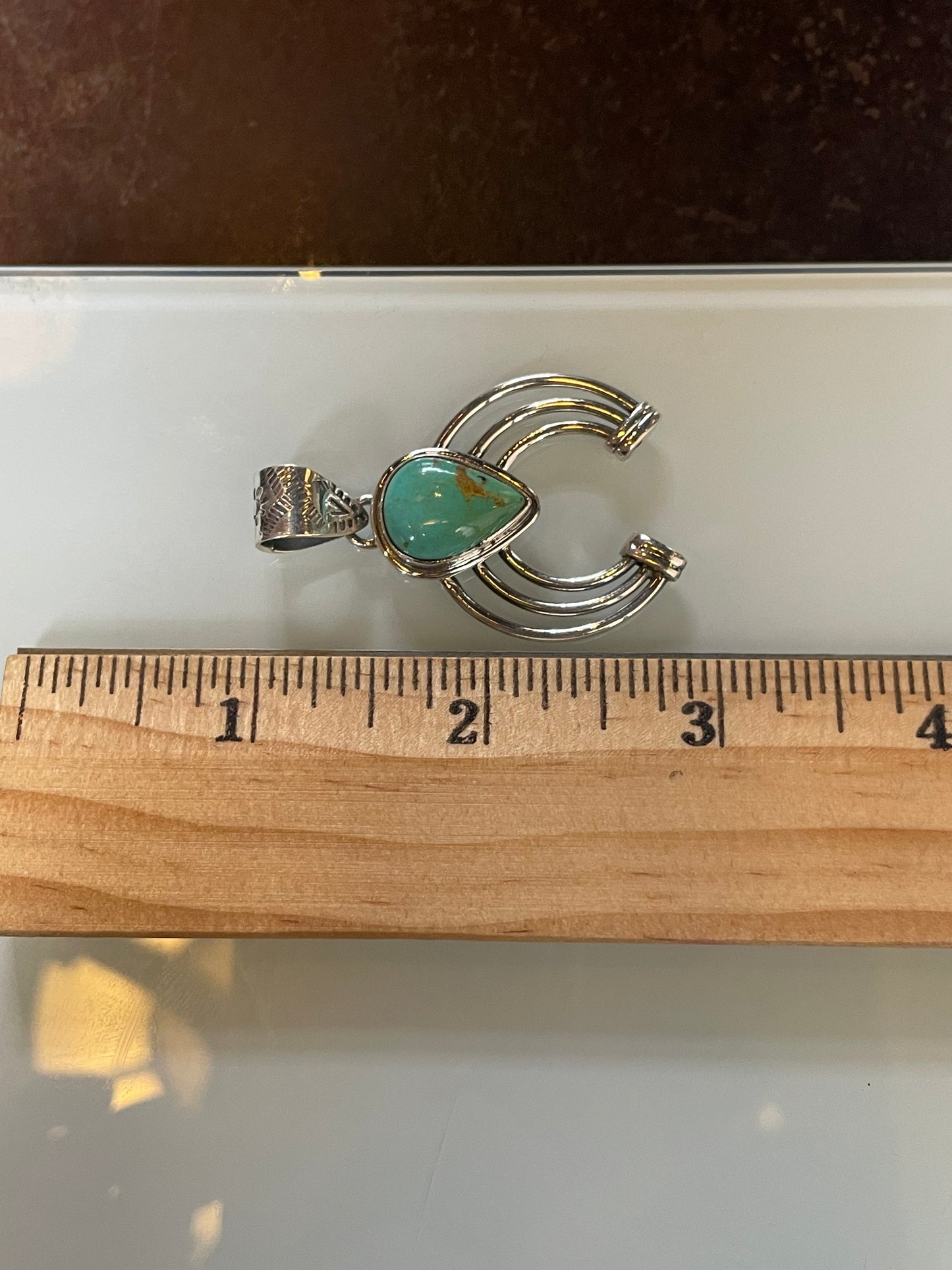 Turquoise Naja Pendant | Sterling Silver 925 C658