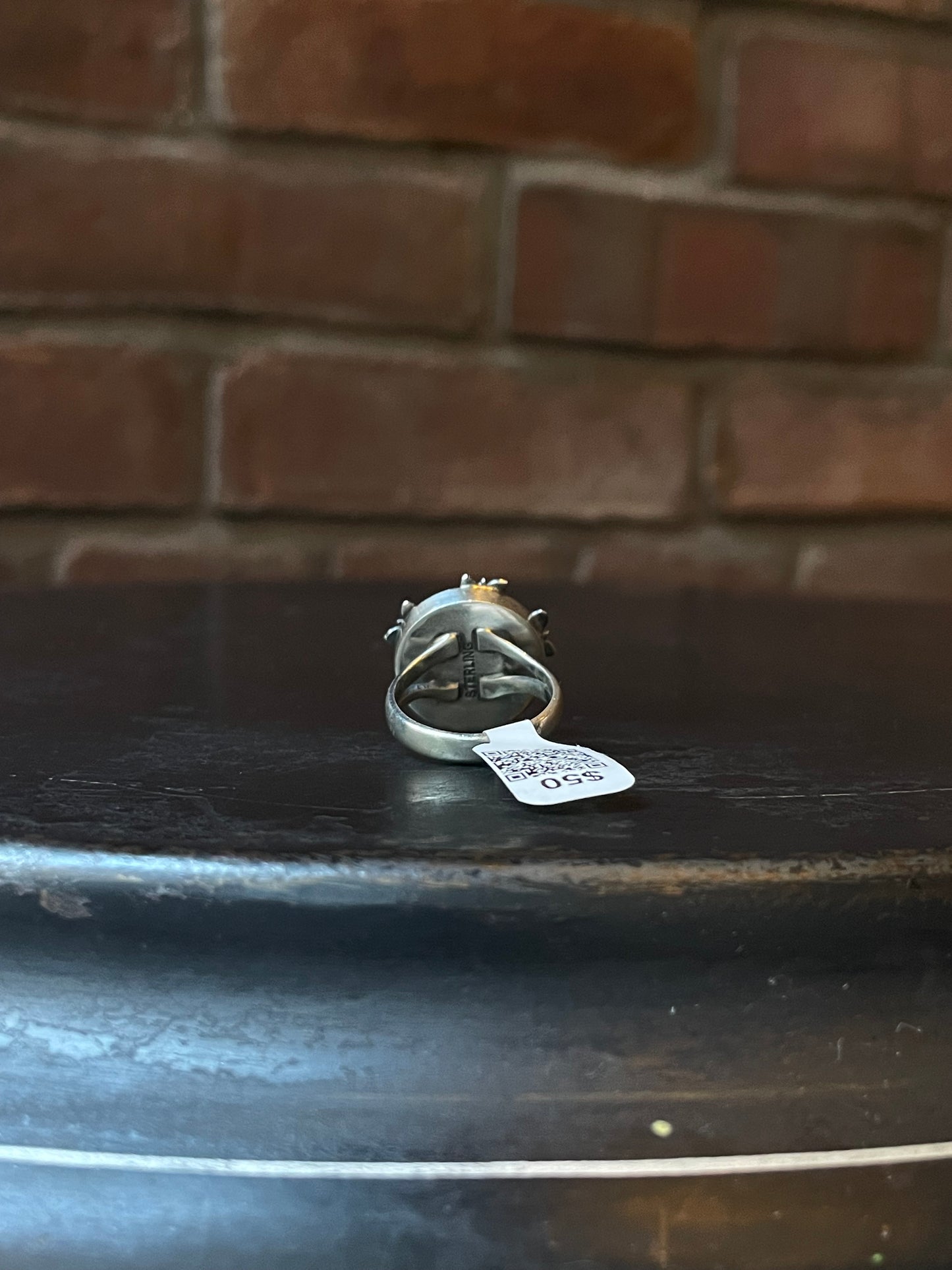 Pink Conch Butterfly Ring | Sterling Silver | Size 6 | A299