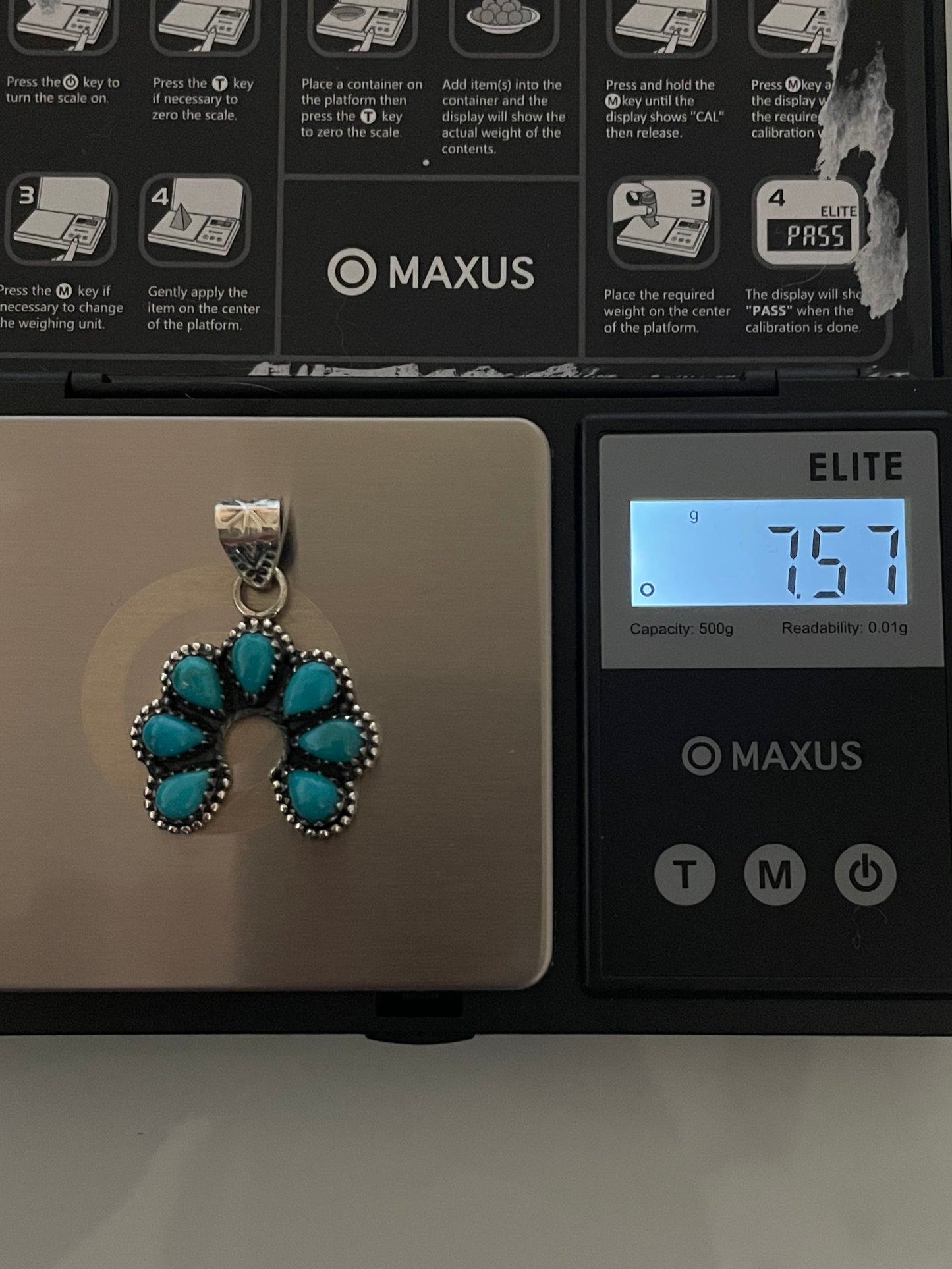 Turquoise Naja Pendant | 925 Sterling Silver E237