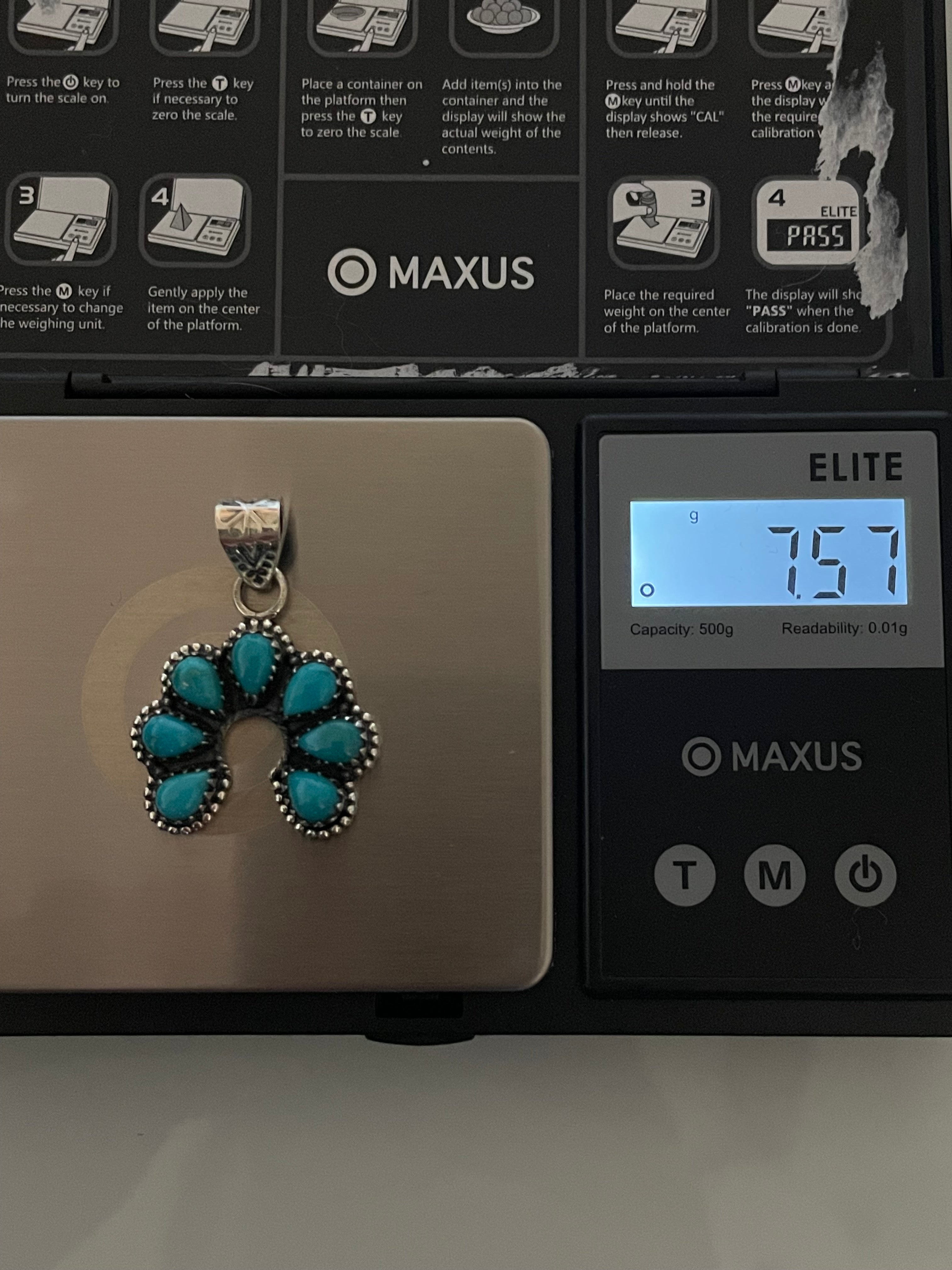 Turquoise Naja Pendant | 925 Sterling Silver E237