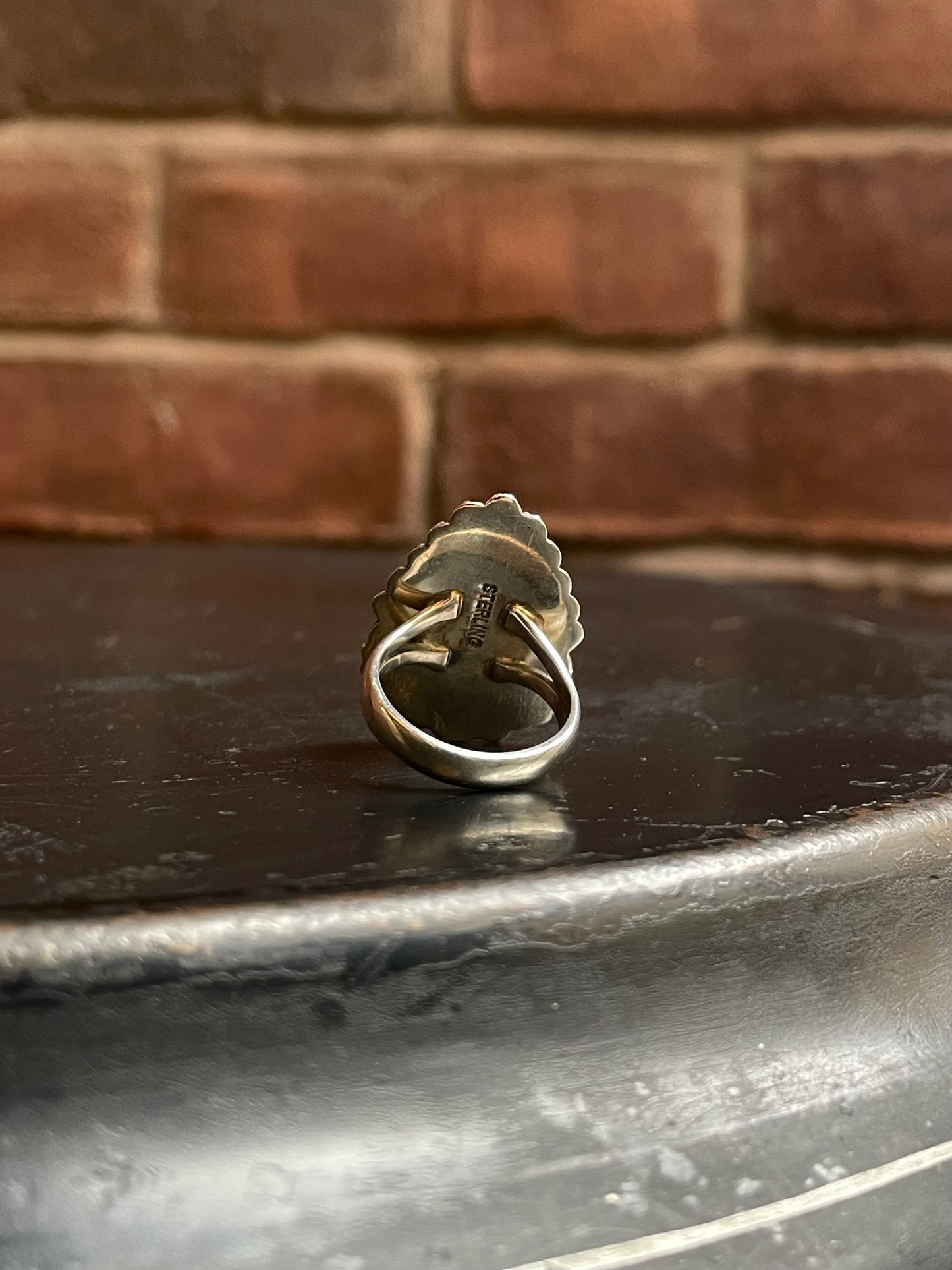 Turquoise Teardrop Ring Size 6 | 925 Sterling Silver C932