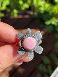 Pink Conch Turtle Ring | 925 Sterling Silver | Size 9 Y96
