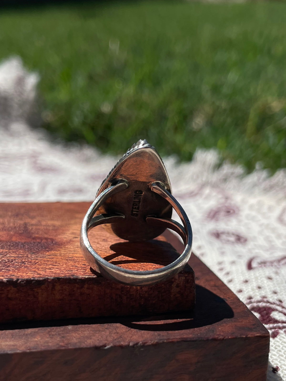 Charoite Ring Size 7.25 | 925 Sterling Silver D289