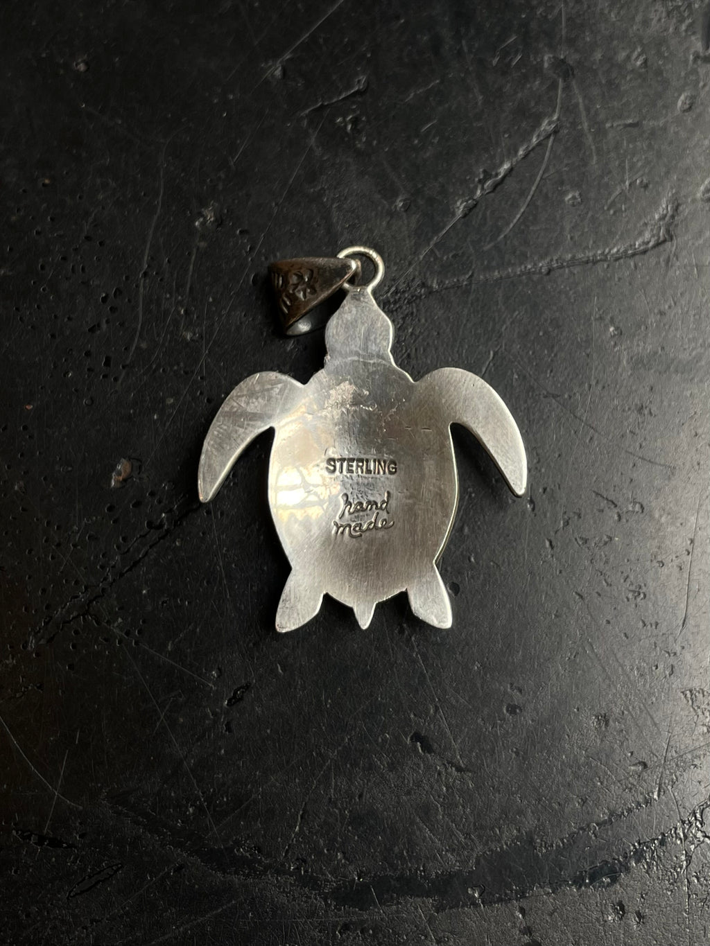 Turquoise Turtle Pendant | 925 Sterling Silver C991