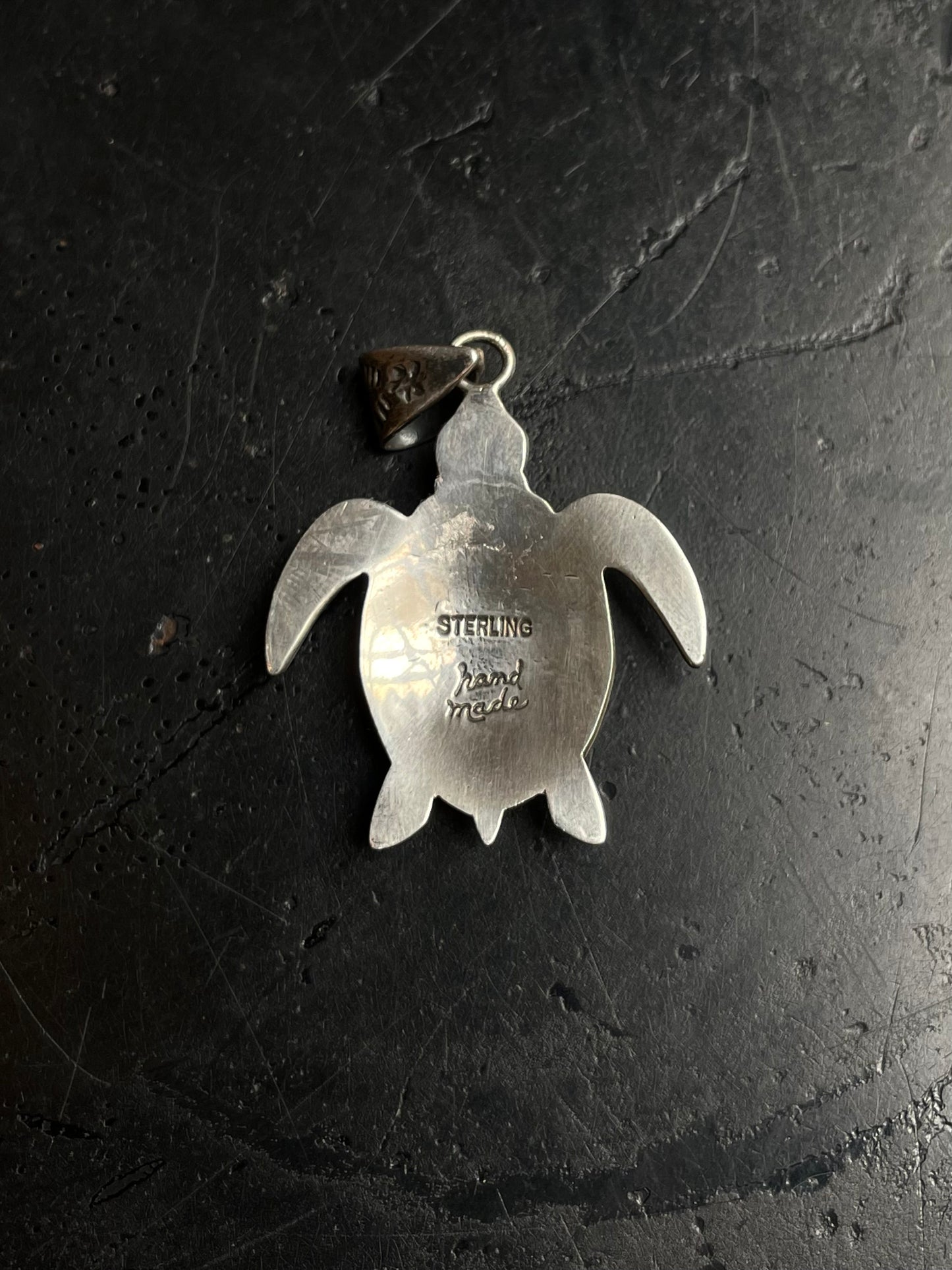 Turquoise Turtle Pendant | 925 Sterling Silver C991