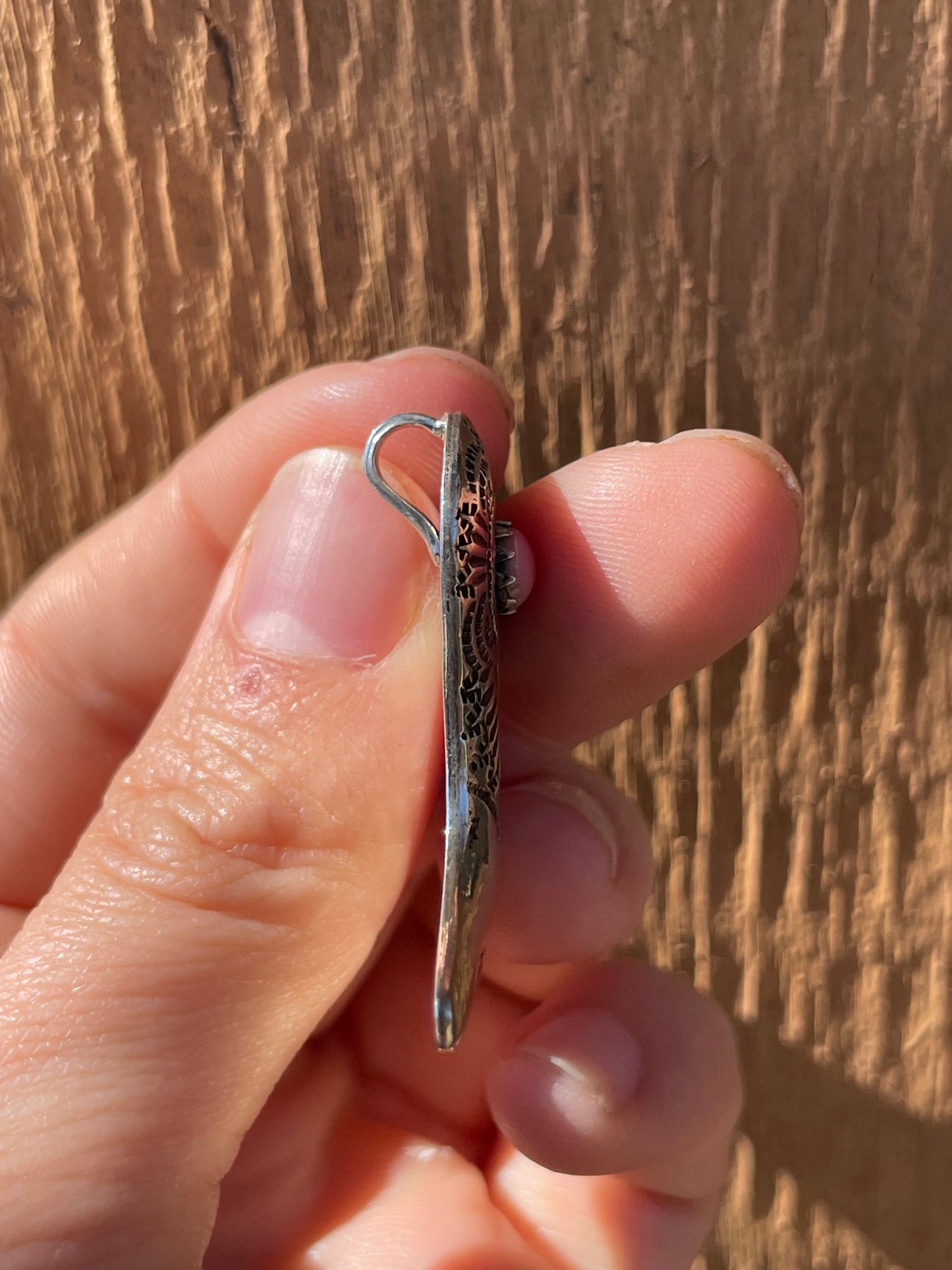 Spiny Oyster Boot Pendant | 925 Sterling Silver B912