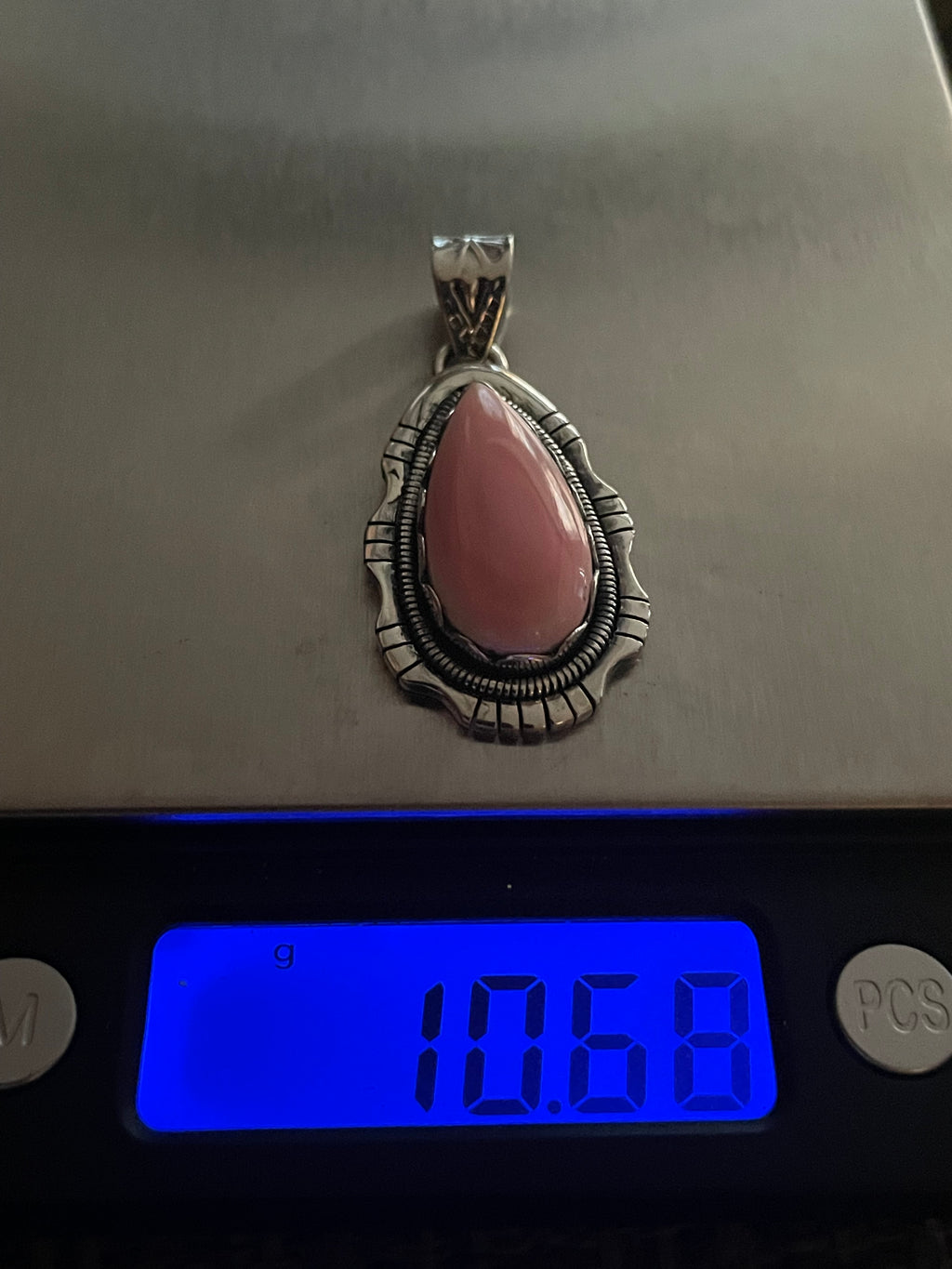 Pink Conch Pendant | Sterling Silver 925 B780