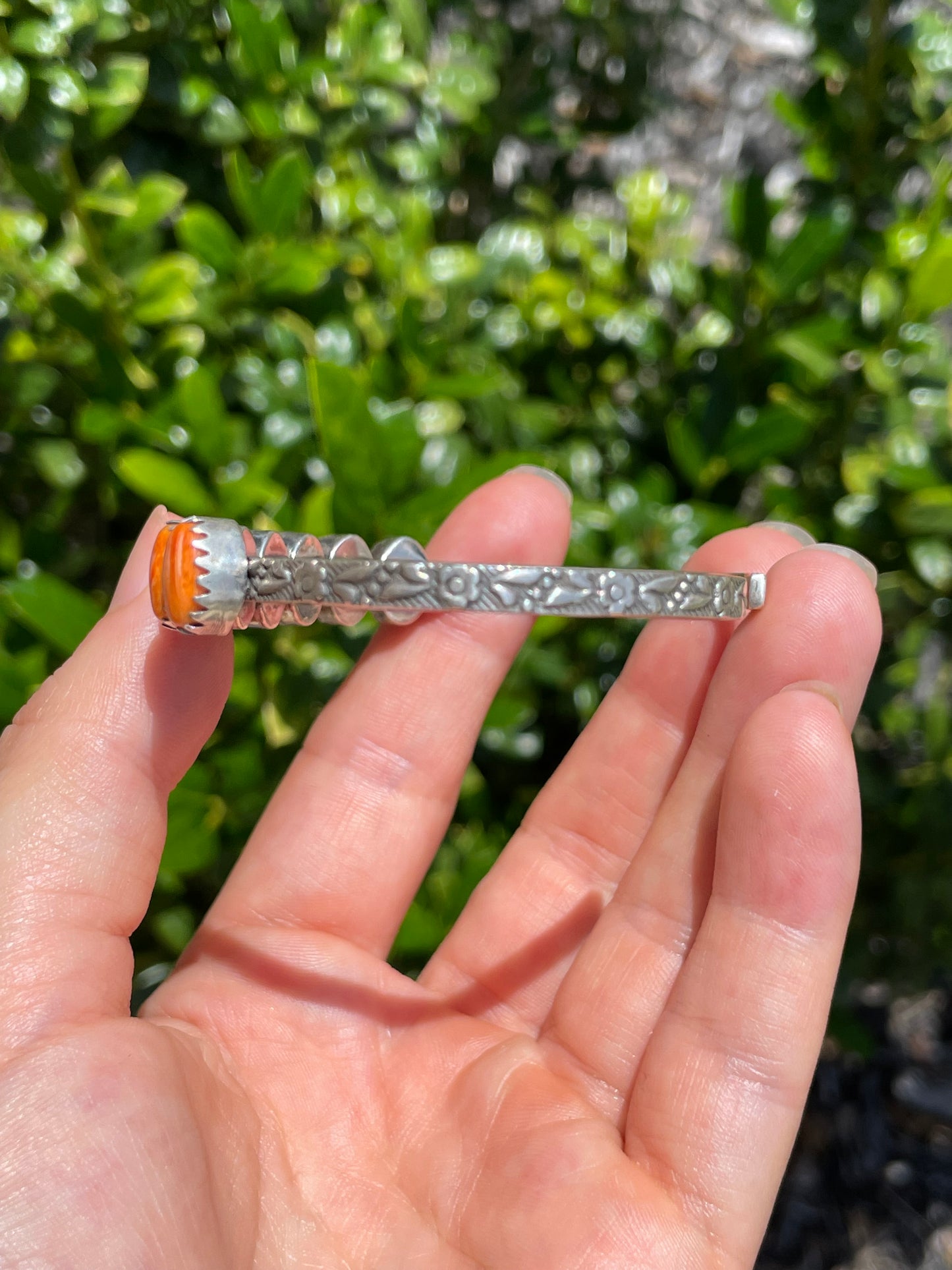 Spiny Oyster Row Cuff Bracelet | 925 Sterling Silver D145