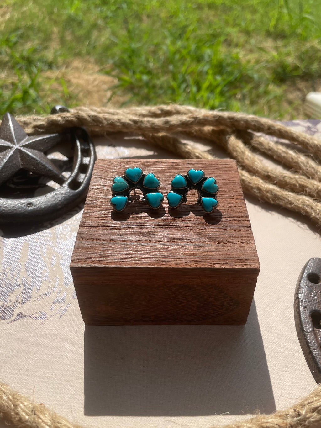 Turquoise Naja Stud Earrings | 925 Sterling Silver G713