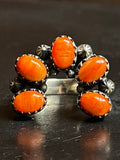 Spiny Oyster Naja Ring Size 6.75 | 925 Sterling Silver  G213