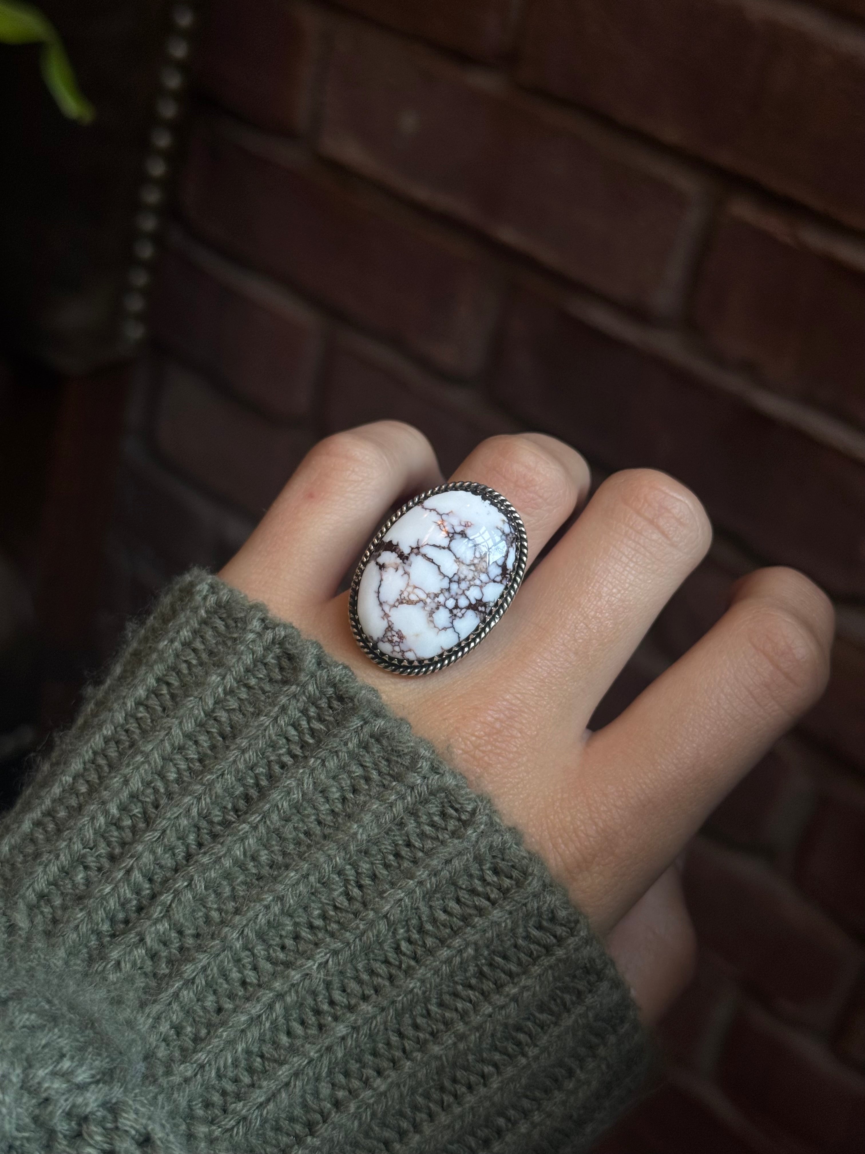 Wild Horse Ring Size 7 | 925 Sterling Silver C434