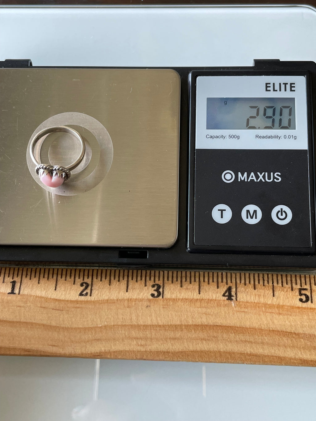 Pink Conch Ring Size 5.75 | 925 Sterling Silver G163