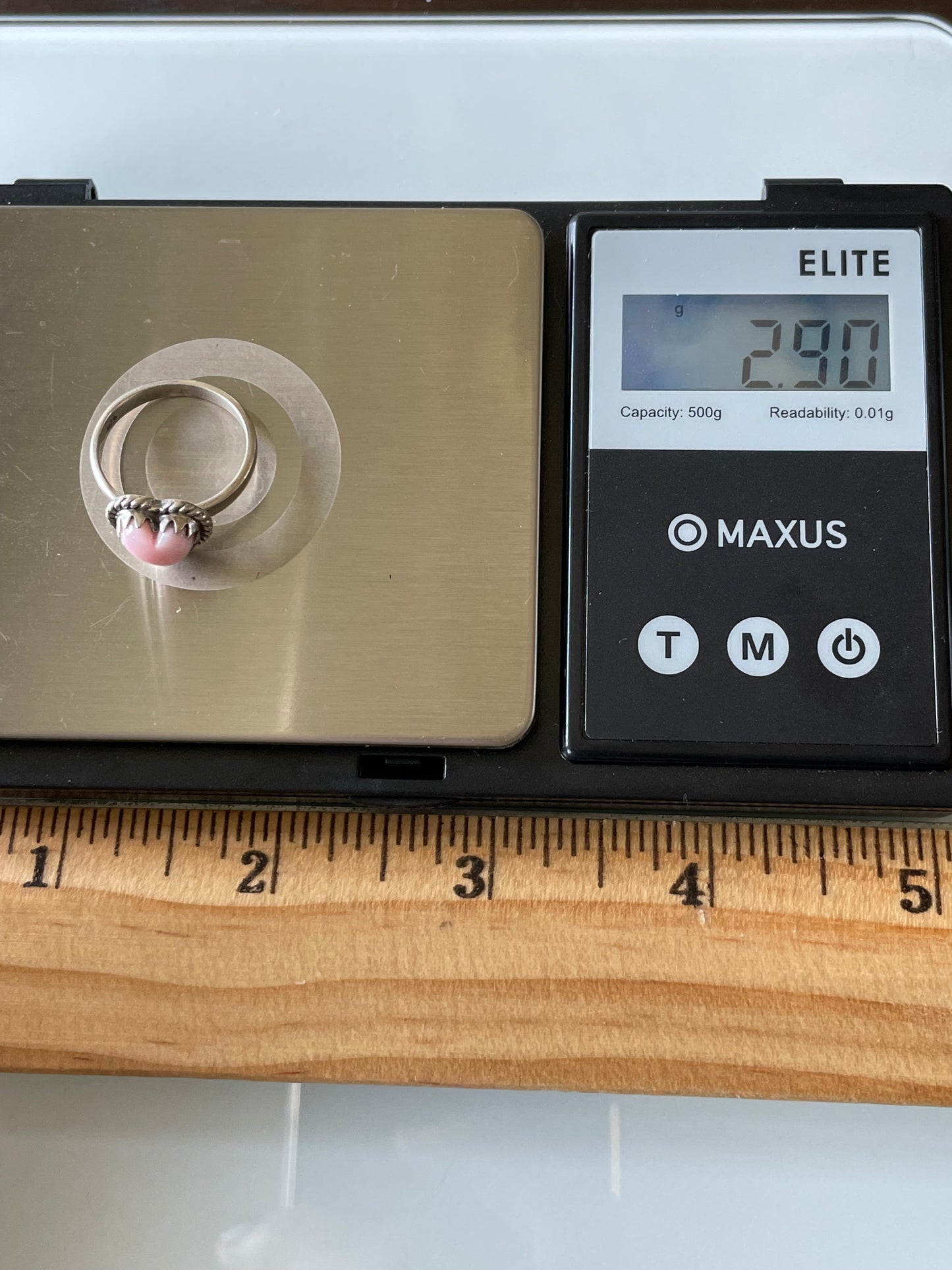 Pink Conch Ring Size 5.75 | 925 Sterling Silver G163