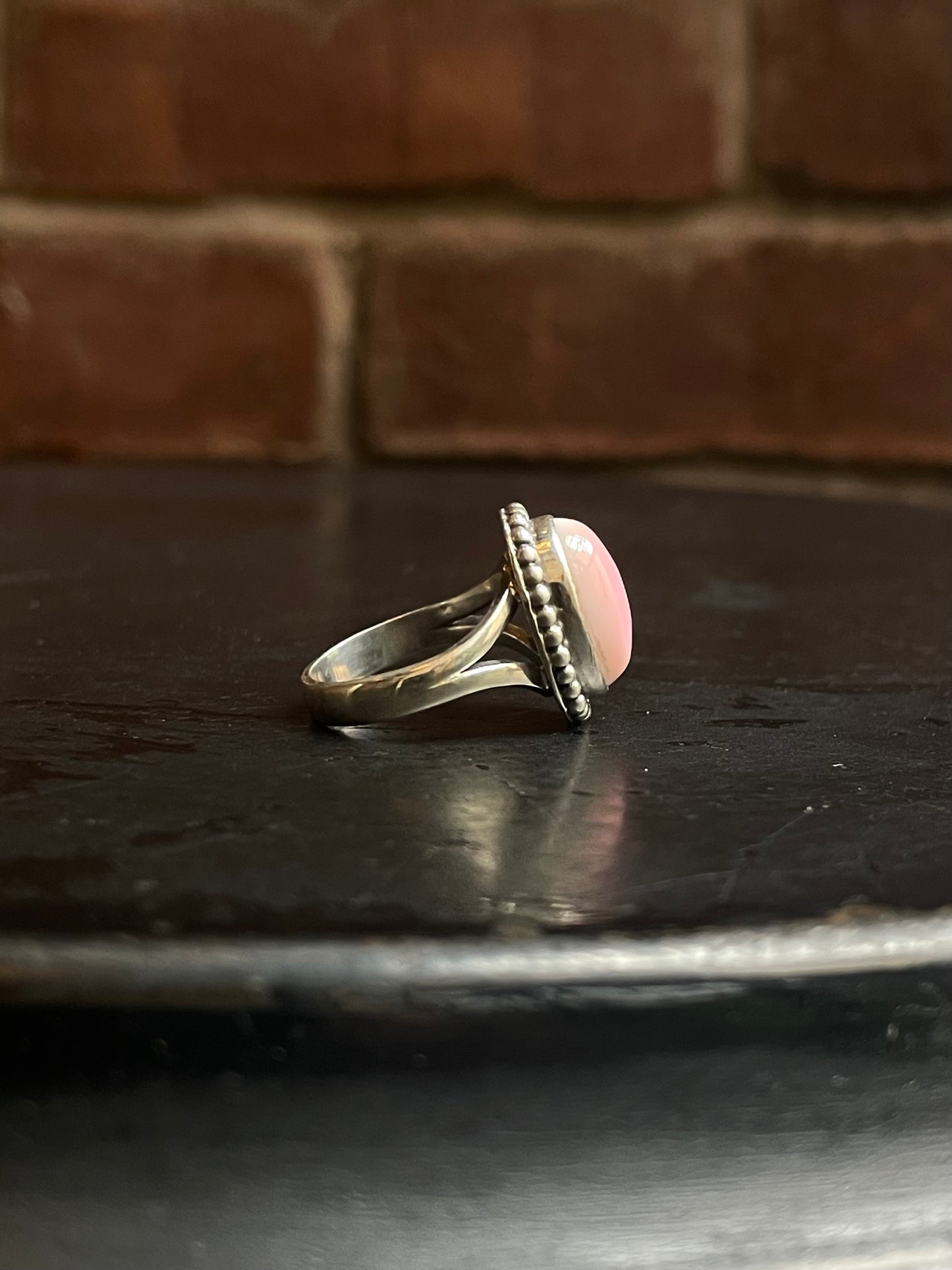 Pink Conch Ring Size 6.75 | 925 Sterling Silver G121