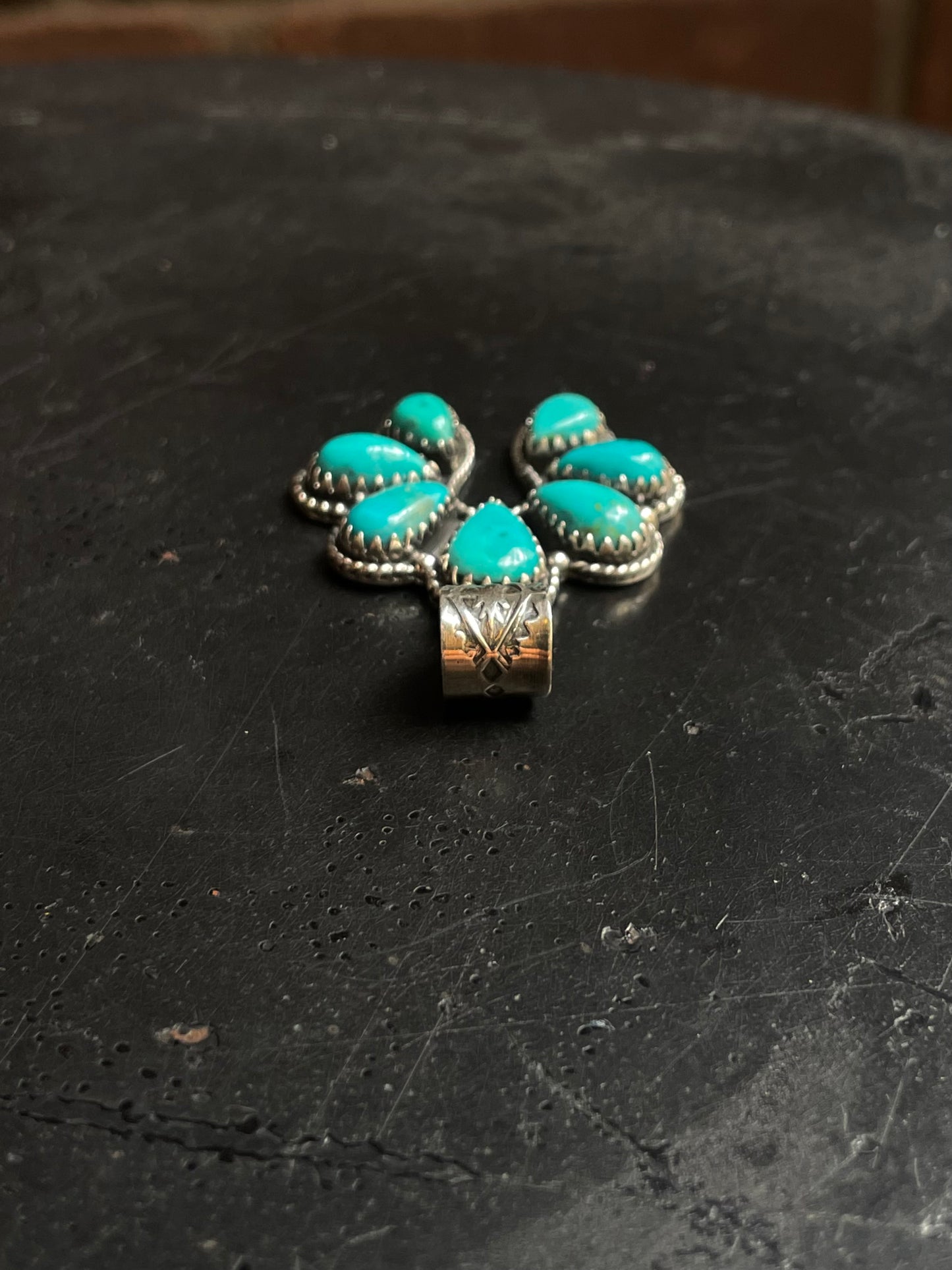 Turquoise Naja Pendant | 925 Sterling Silver E226