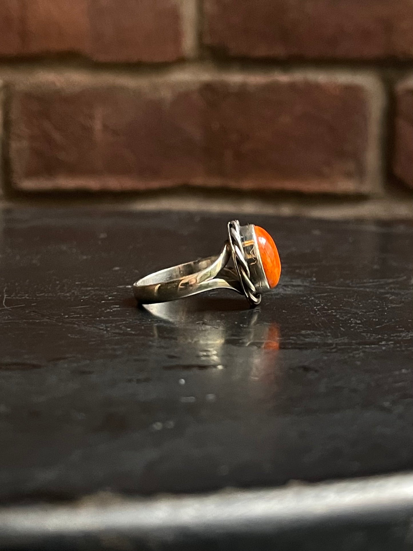 Spiny Oyster Ring Size 8| 925 Sterling Silver G209