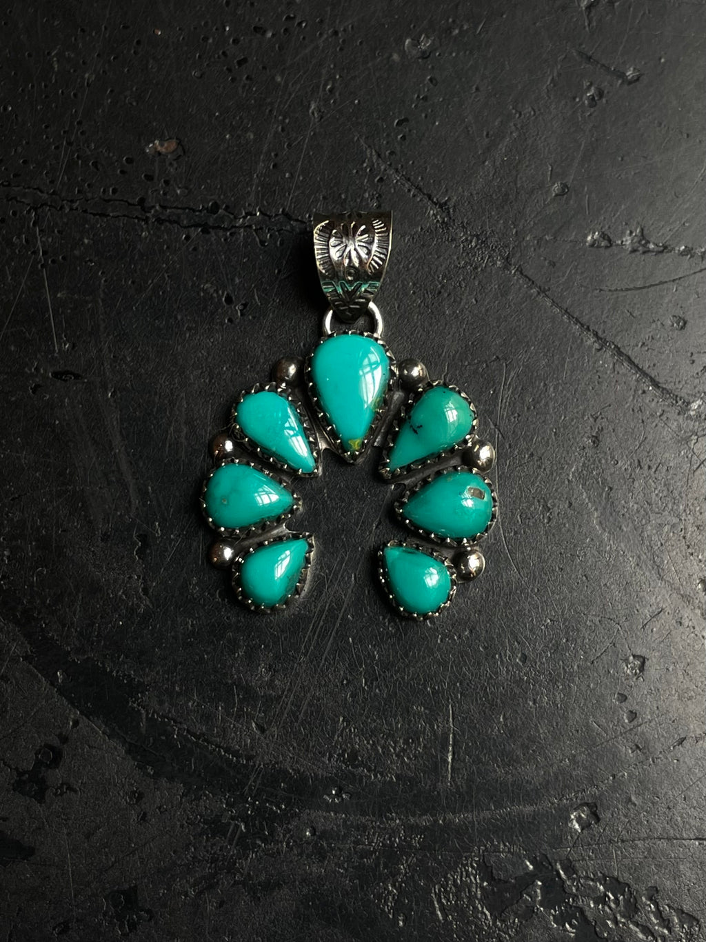 Turquoise Naja Pendant | 925 Sterling Silver E225