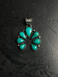 Turquoise Naja Pendant | 925 Sterling Silver E225
