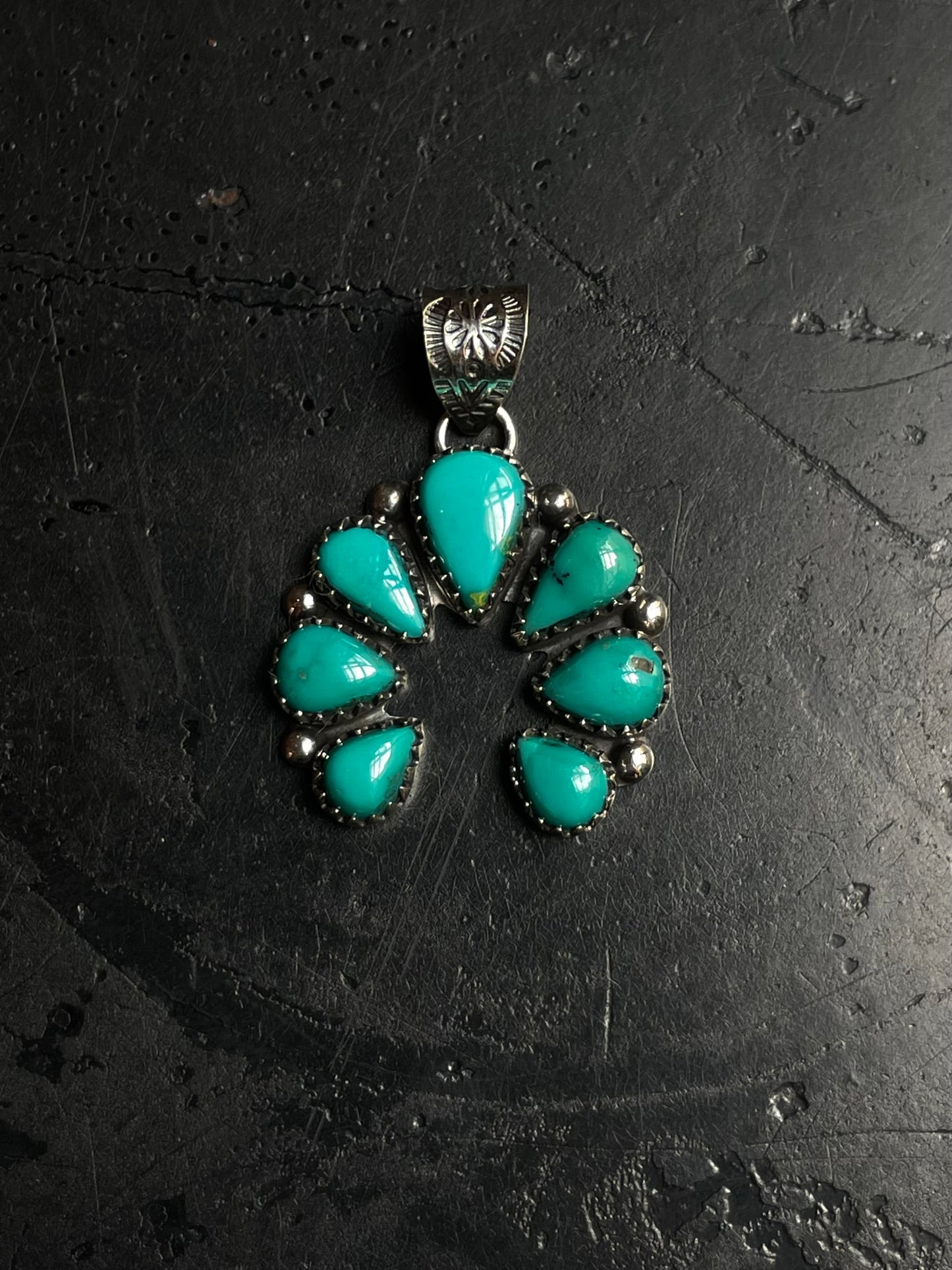Turquoise Naja Pendant | 925 Sterling Silver E225
