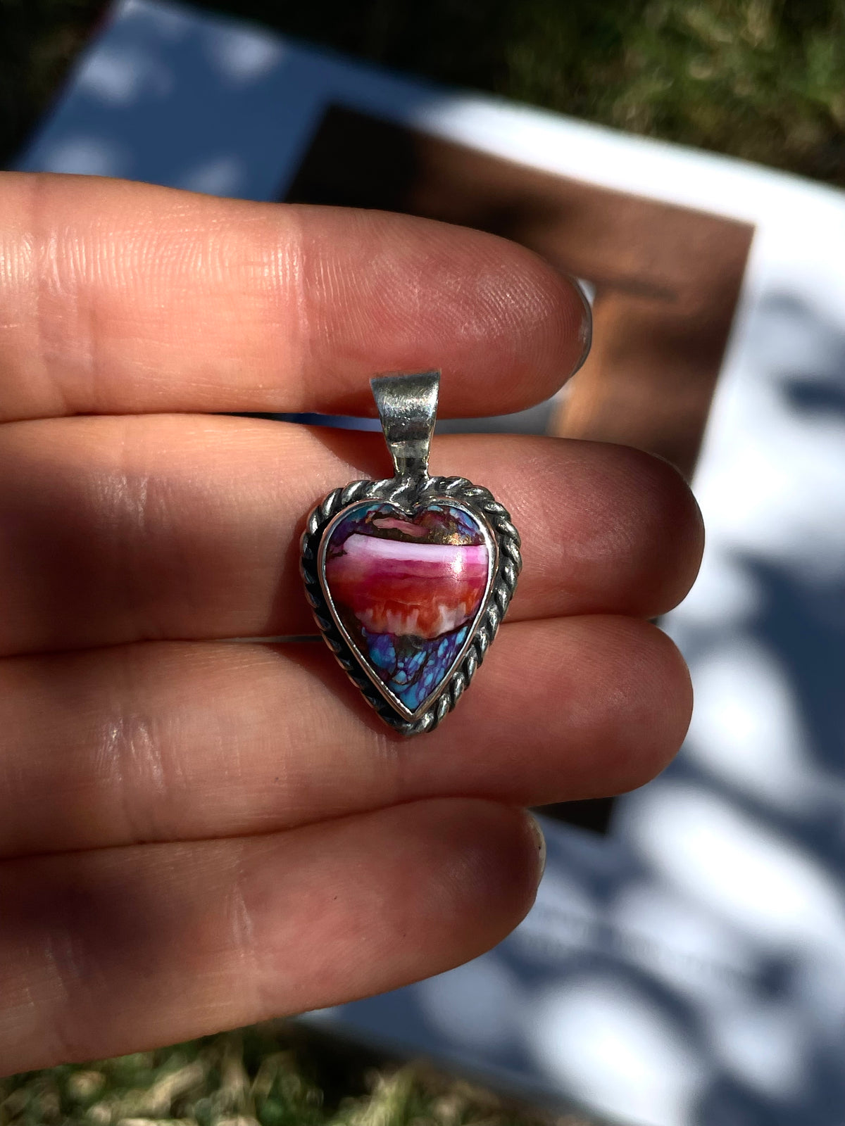 Dahlia Heart Pendant | 925 Sterling Silver | D336