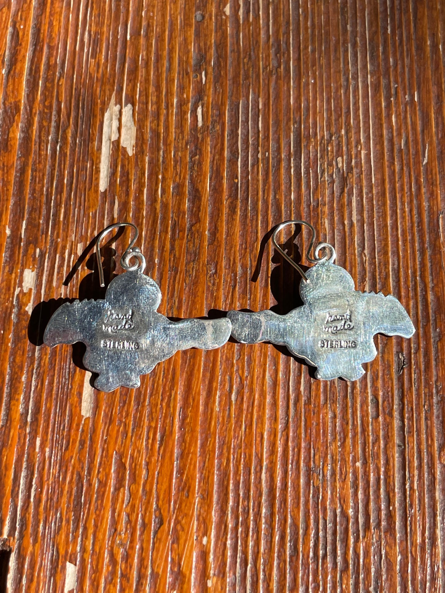 Pink Conch Horse Dangle Earrings | Sterling Silver 925 B412