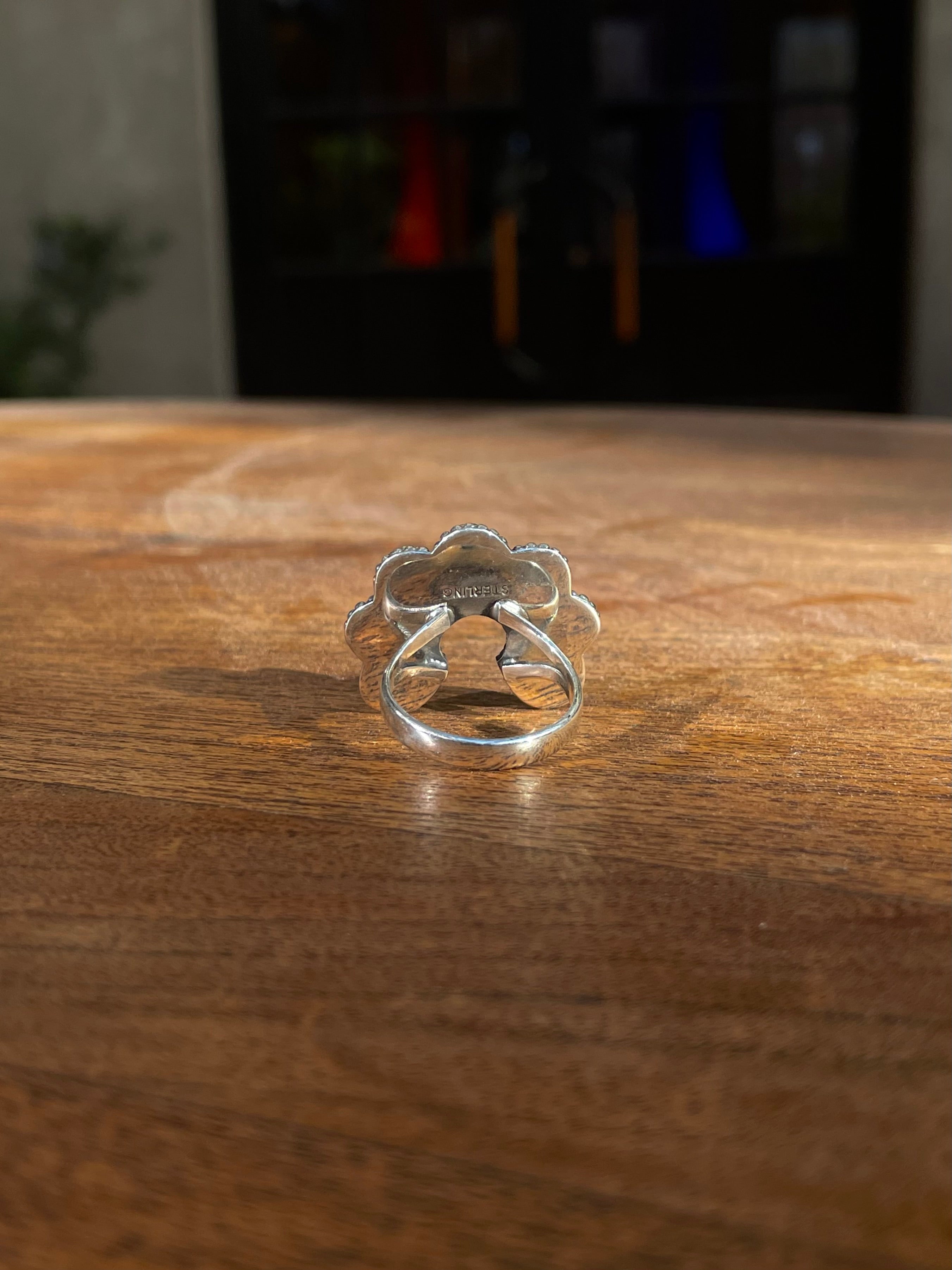 Spiny Oyster Naja Ring | Sterling Silver 925 | Size 9 C803
