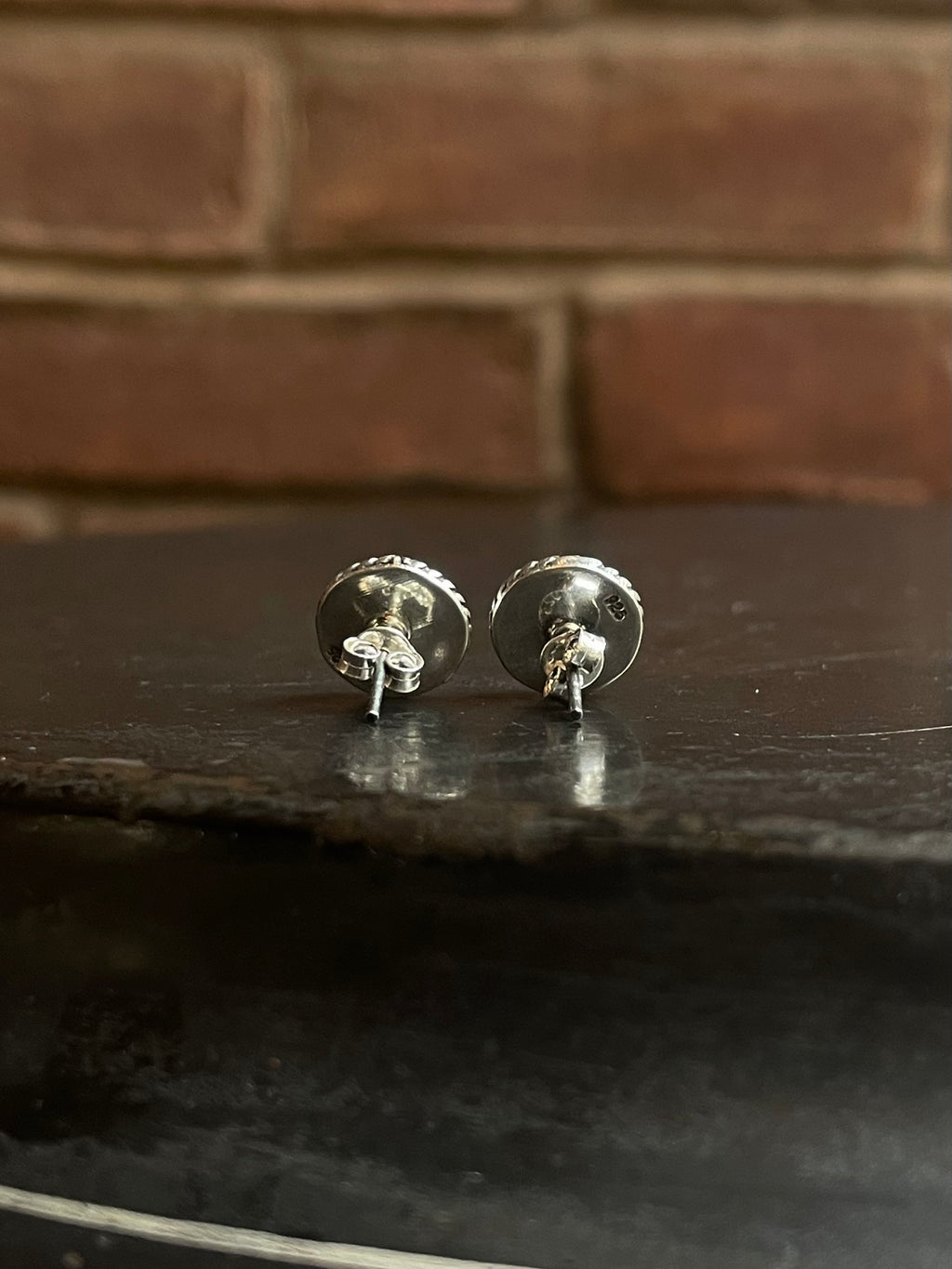 Pink Conch Stud Earrings | 925 Sterling Silver E793