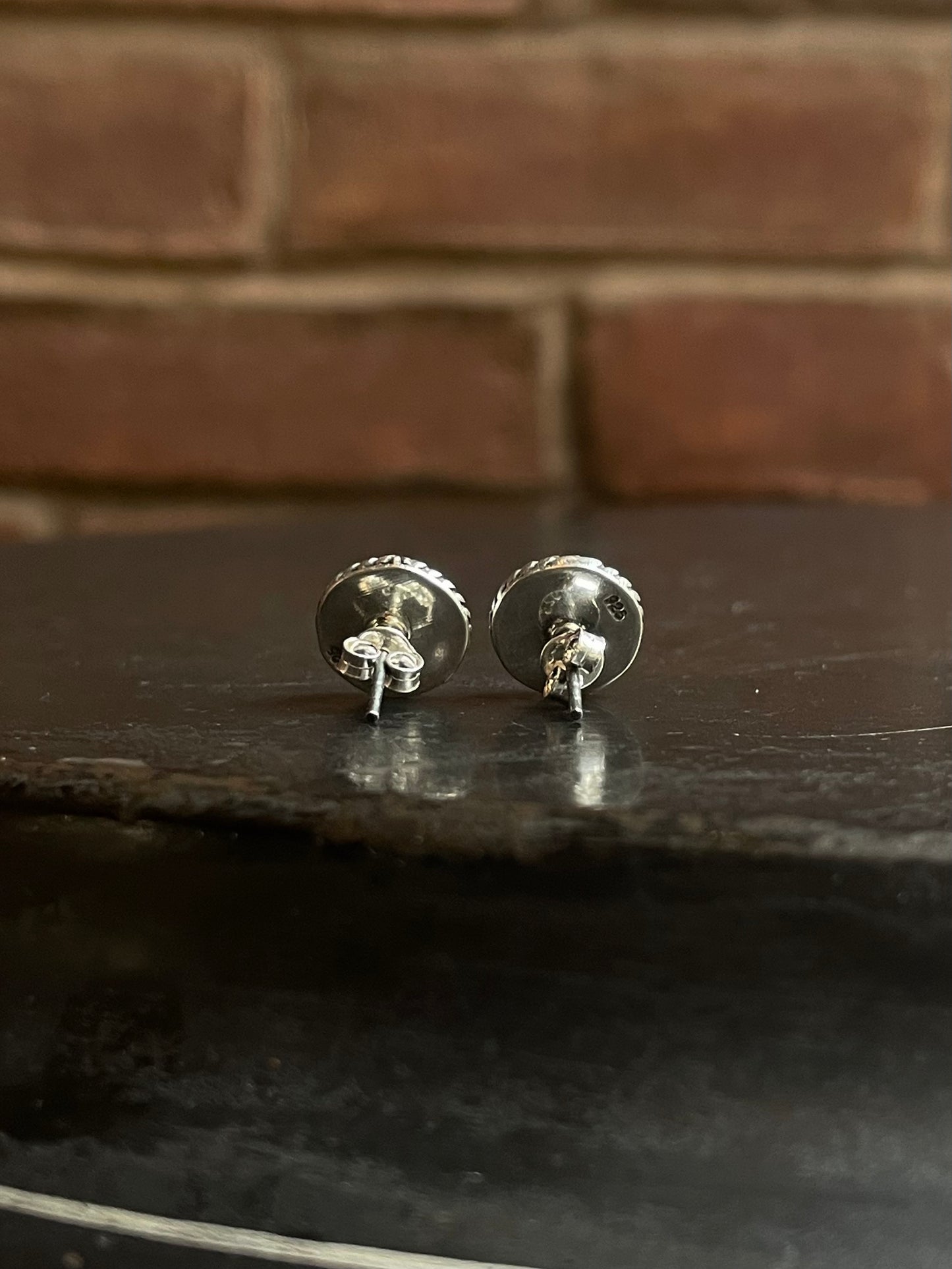 Pink Conch Stud Earrings | 925 Sterling Silver E793