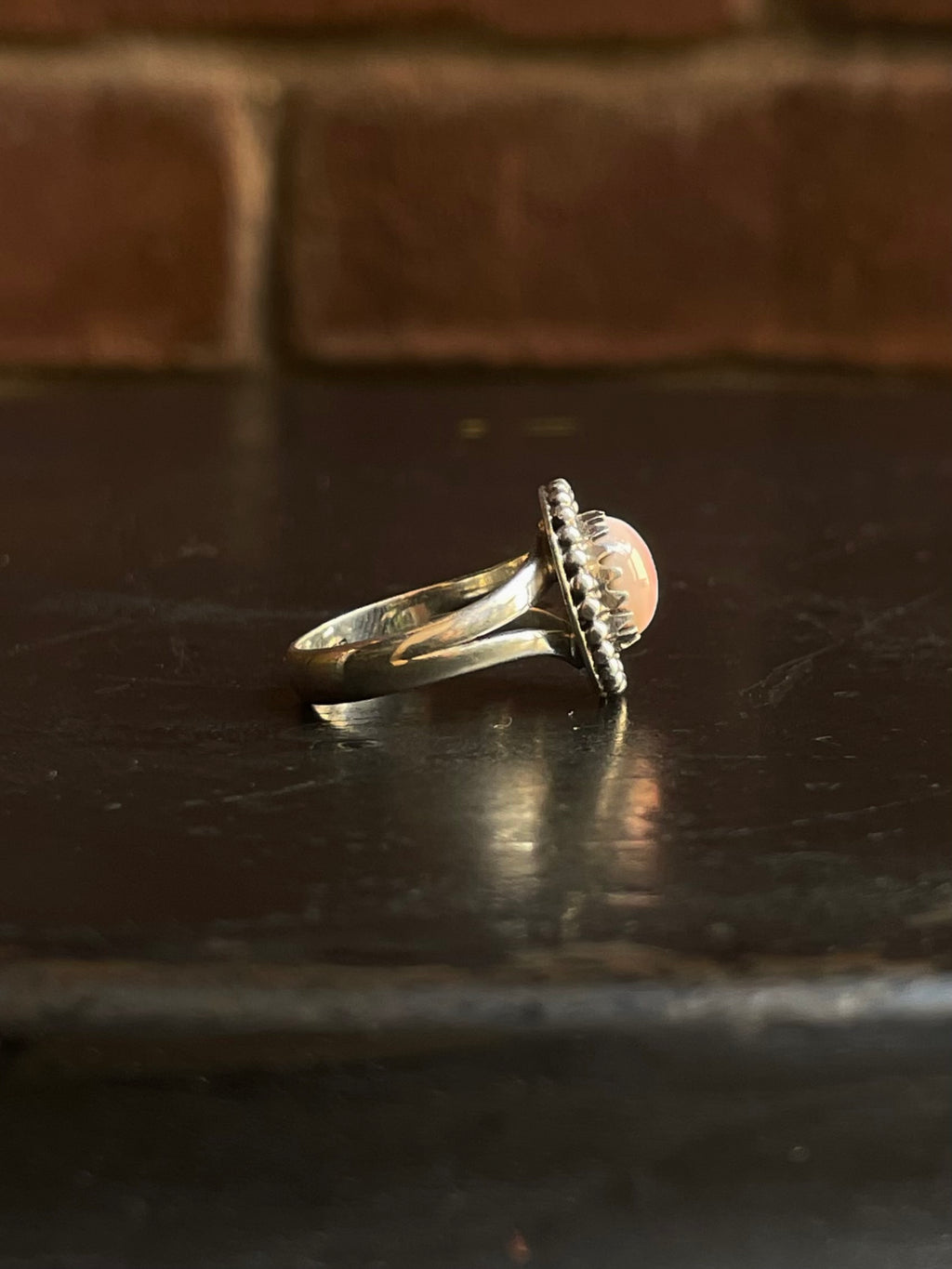 Pink Conch Ring Size 6 | 925 Sterling Silver G533