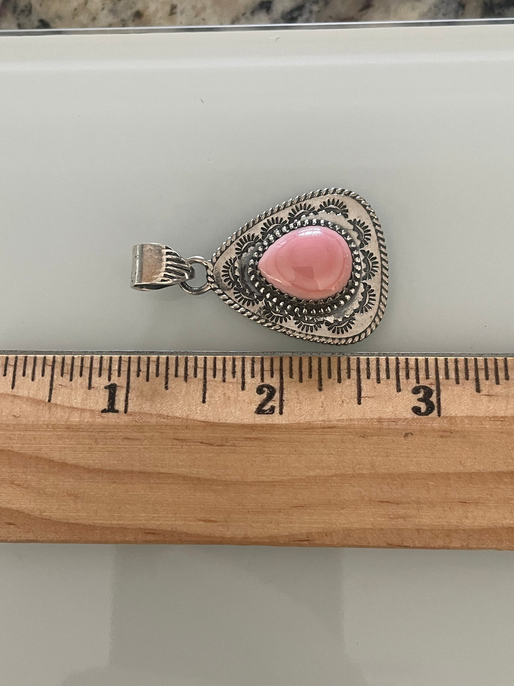 Pink Conch Pendant | 925 Sterling Silver E280
