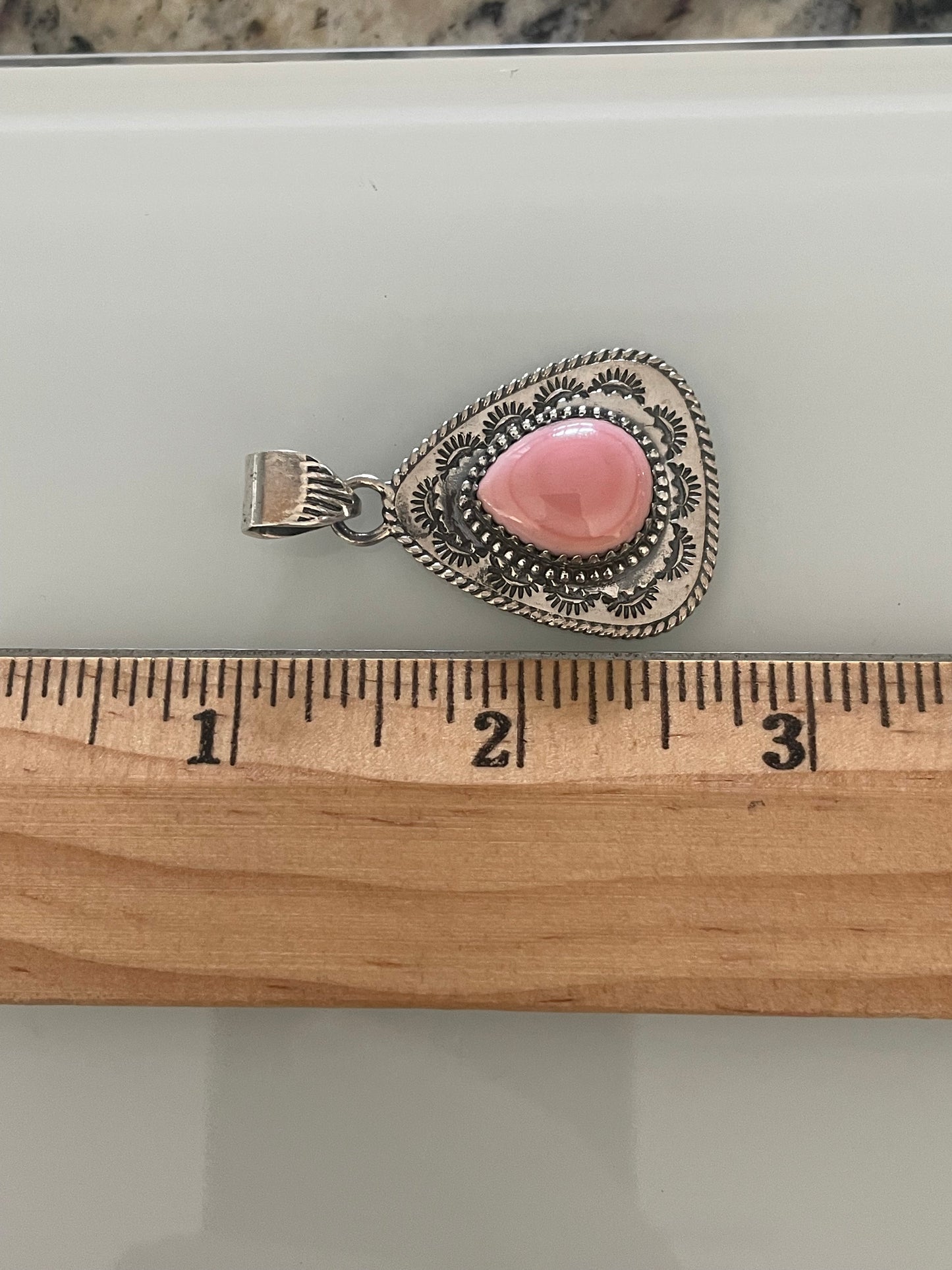 Pink Conch Pendant | 925 Sterling Silver E280