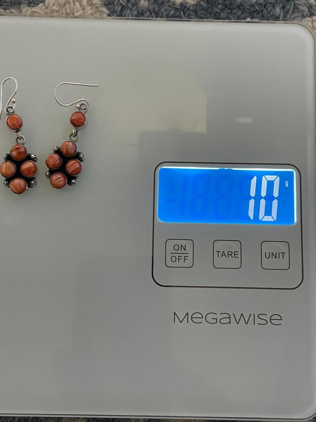 Spiny Oyster Cluster Dangle Earrings | 925 Sterling Silver C974