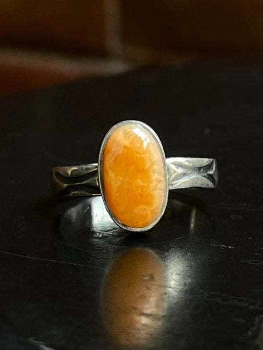 Spiny Oyster Ring Size 8.75 | 925 Sterling Silver E768