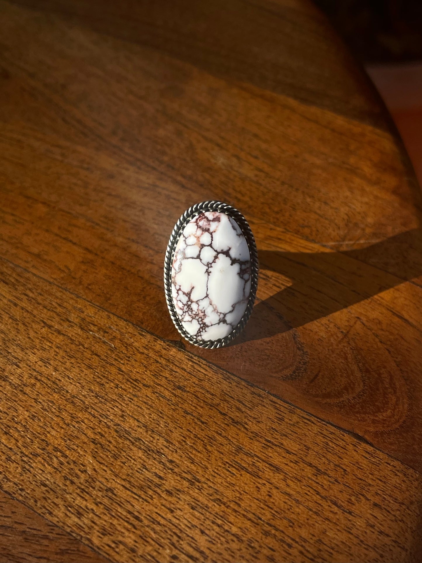 Wild Horse Ring | Sterling Silver | Handmade Size 8 C894