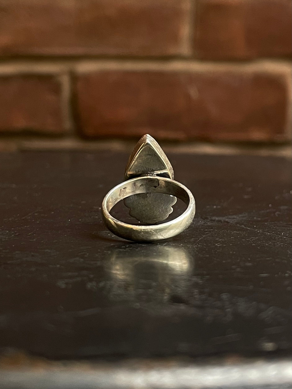 Turquoise Tear Drop Ring Size 6 | 925 Sterling Silver G282