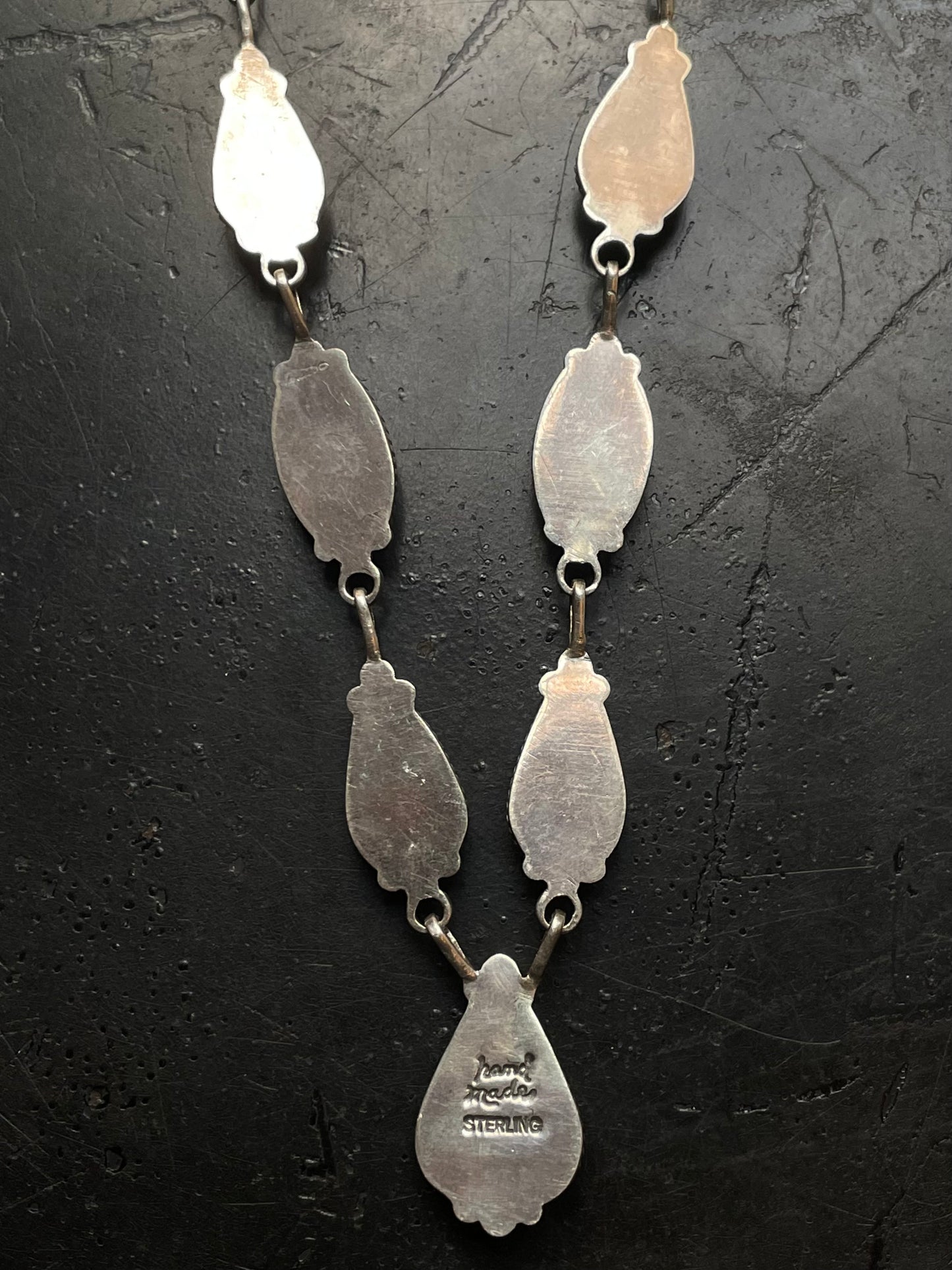Kingman Turquoise Lariat Necklace | 925 Sterling Silver G410