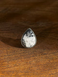 White Buffalo Ring | Sterling Silver 925 | Size 8 C802