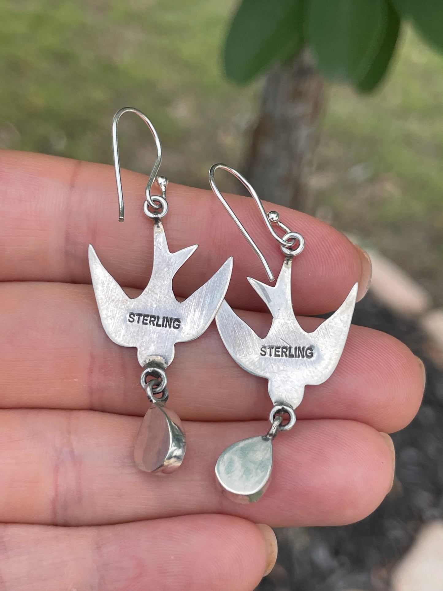 Spiny Oyster Bird Hook Earrings | 925 Sterling Silver D197