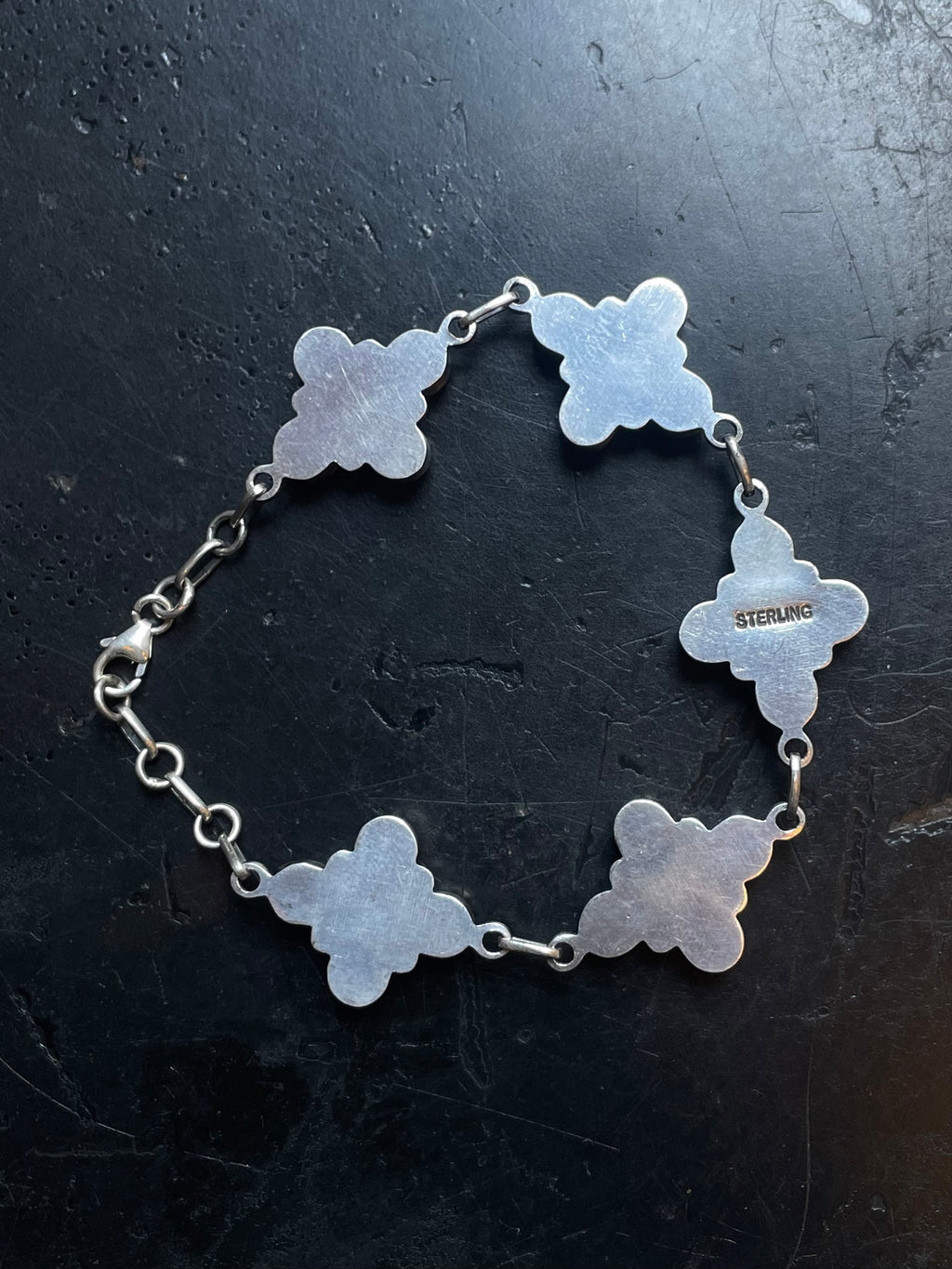 Spiny Oyster Cluster Bracelet | 925 Sterling Silver E542