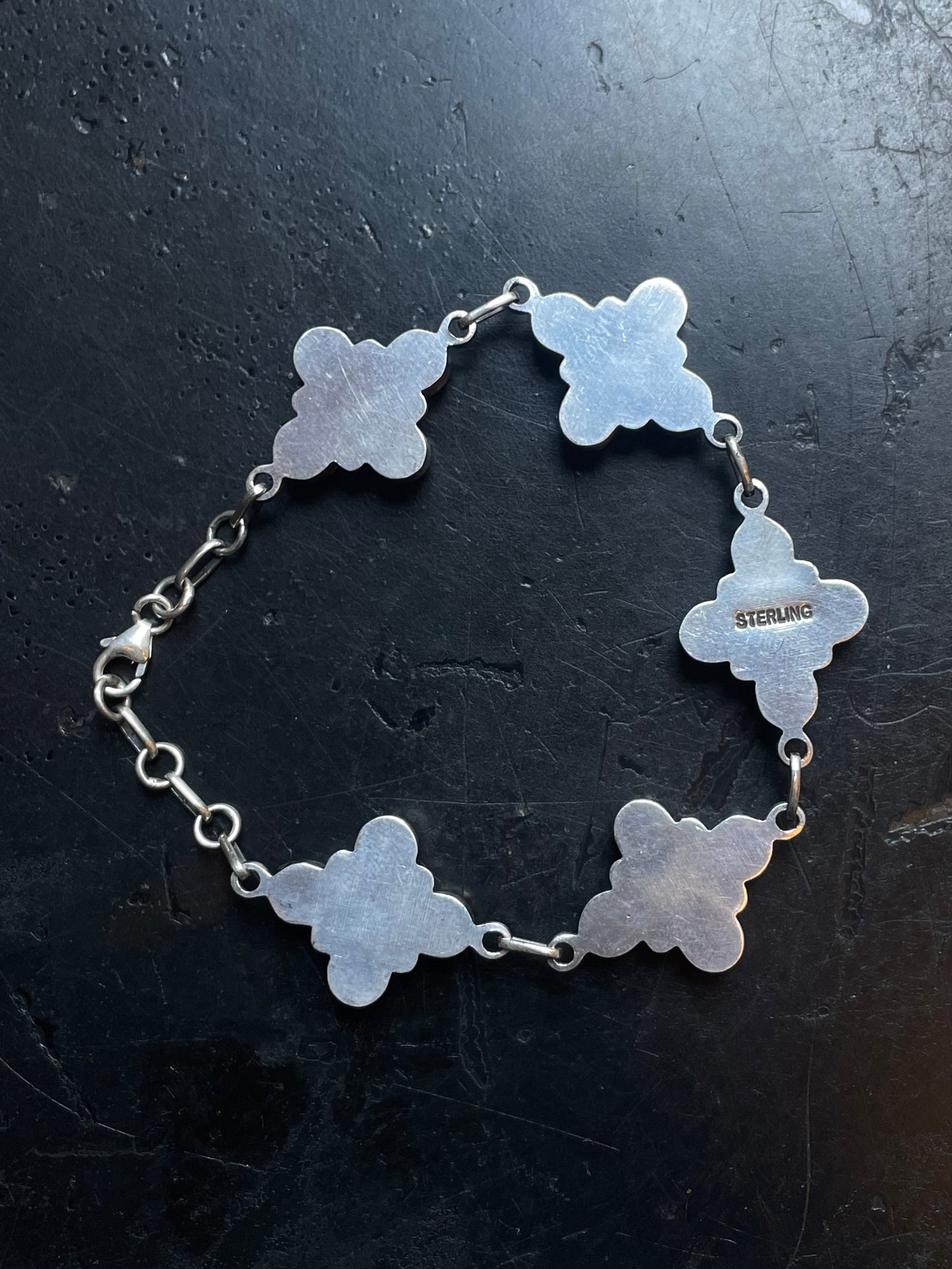 Spiny Oyster Cluster Bracelet | 925 Sterling Silver E542