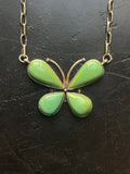 Turquoise Butterfly Necklace | 925 Sterling Silver G601