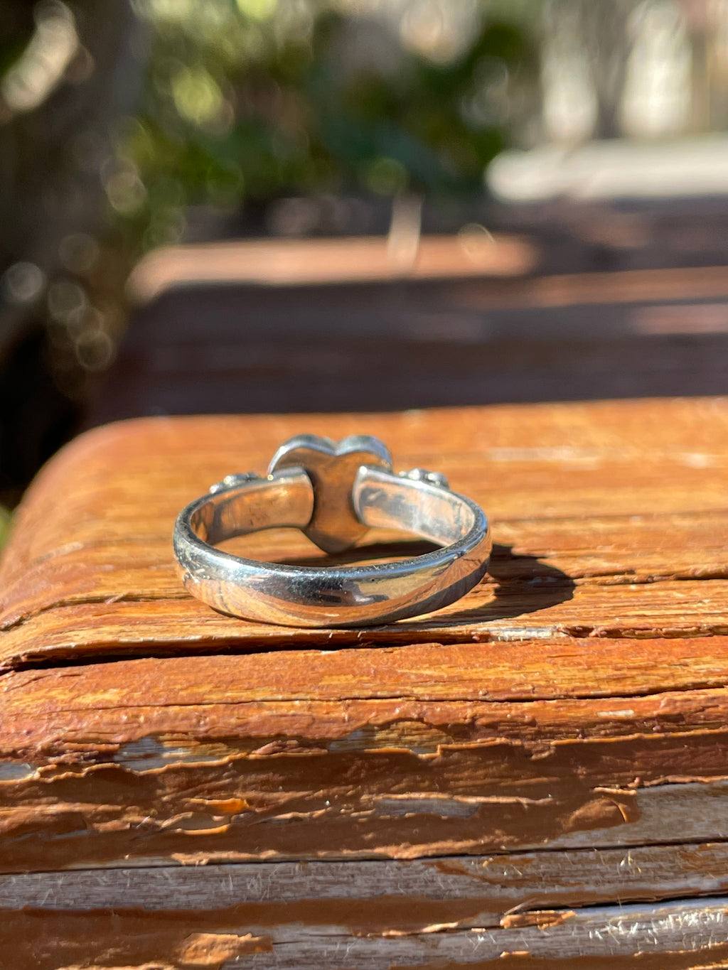 Turquoise Heart Ring Size 6.75 | 925 Sterling Silver B922