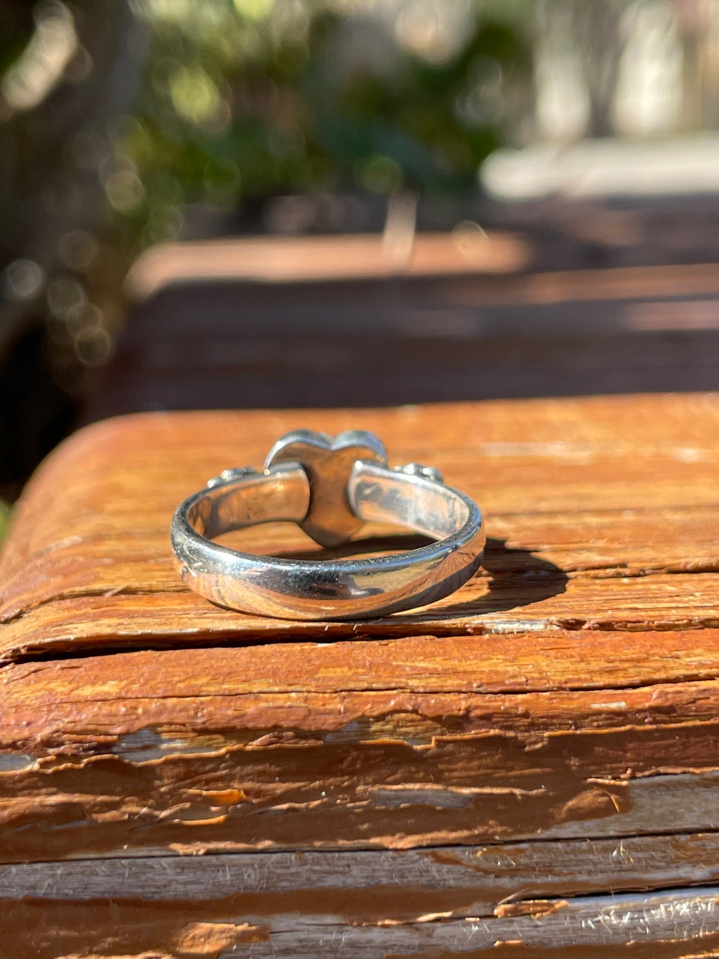 Turquoise Heart Ring Size 6.75 | 925 Sterling Silver B922